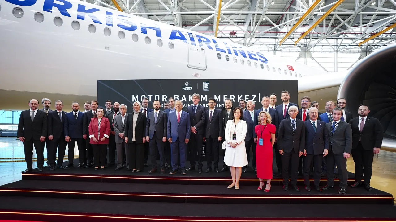 همکاری ترکیش تکنیک و رولزرویس برای ساخت یکی از بزرگترین مراکز تعمیر موتور هواپیما در استانبول