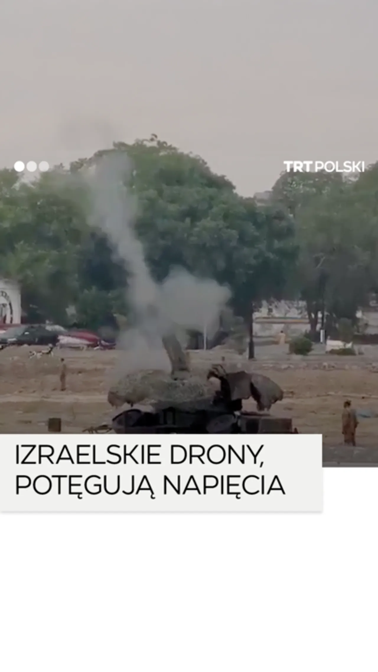 Izraelskie drony, potęgują napięcia