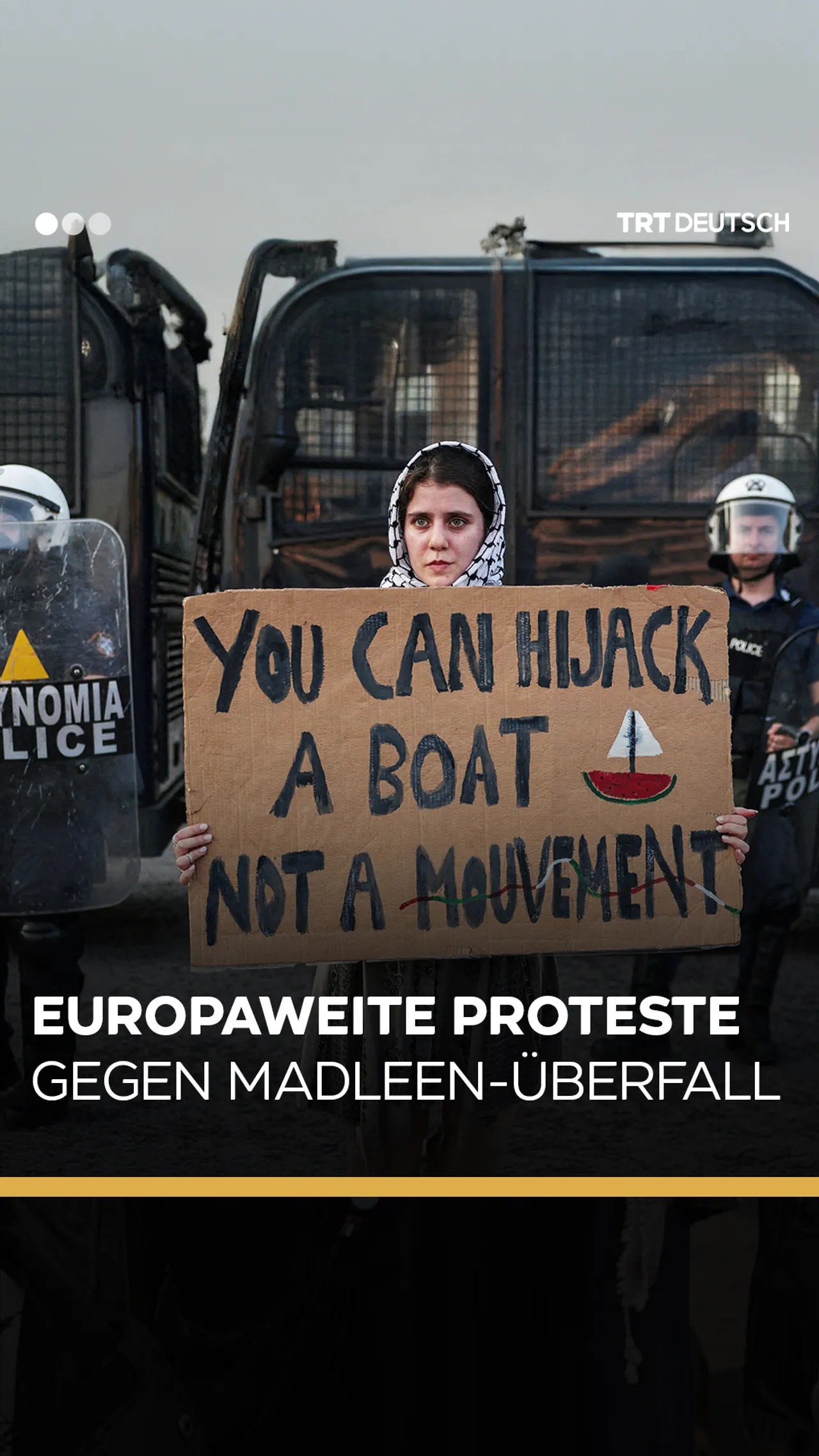 Europaweite Proteste
gegen Israels Überfall auf Madleen