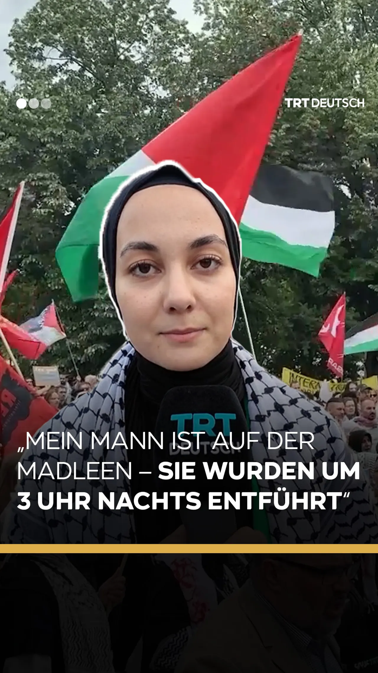 „Mein Mann ist auf der Madleen –
sie wurden um 3 Uhr nachts entführt“