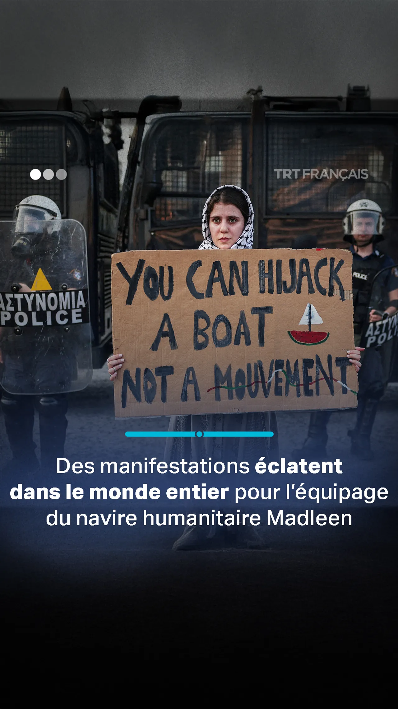 Des protestations mondiales éclatent en soutien à l’équipage du Madleen