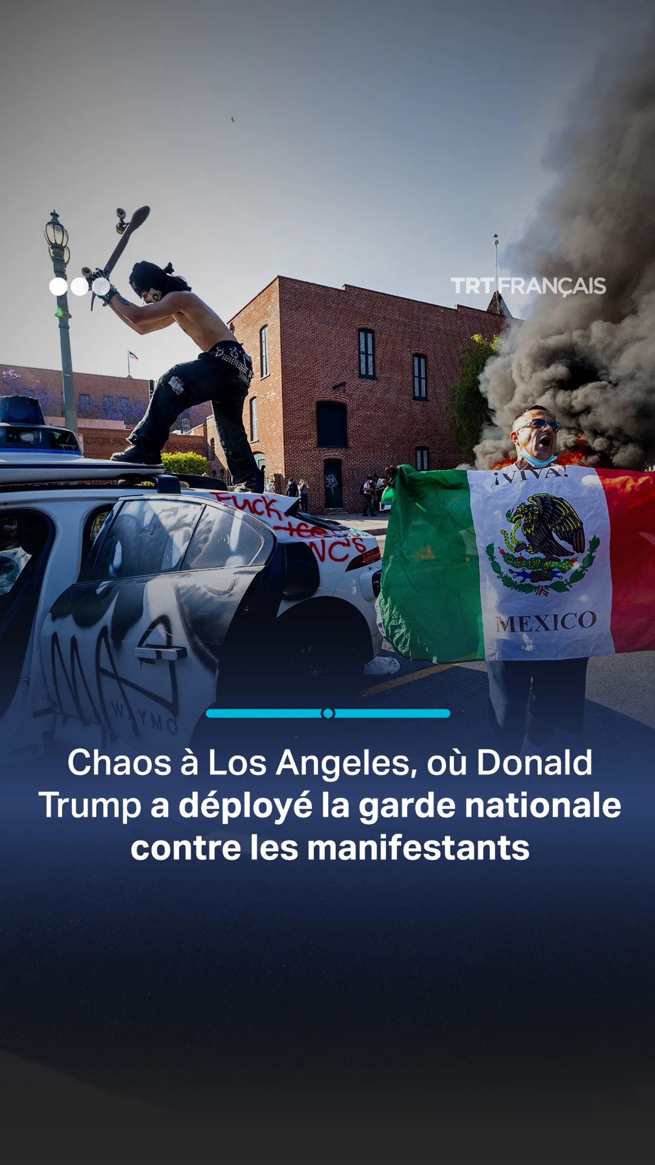 Chaos à Los Angeles, où Donald Trump a déployé la garde nationale contre les manifestants