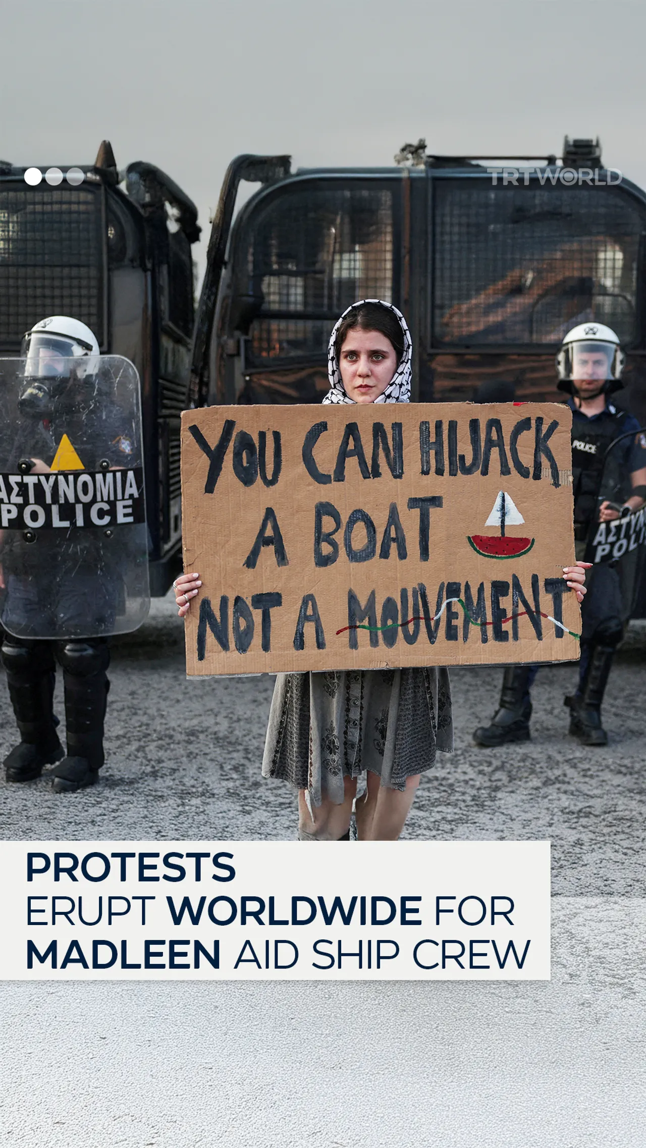 Global protests erupt in support of Madleen crew