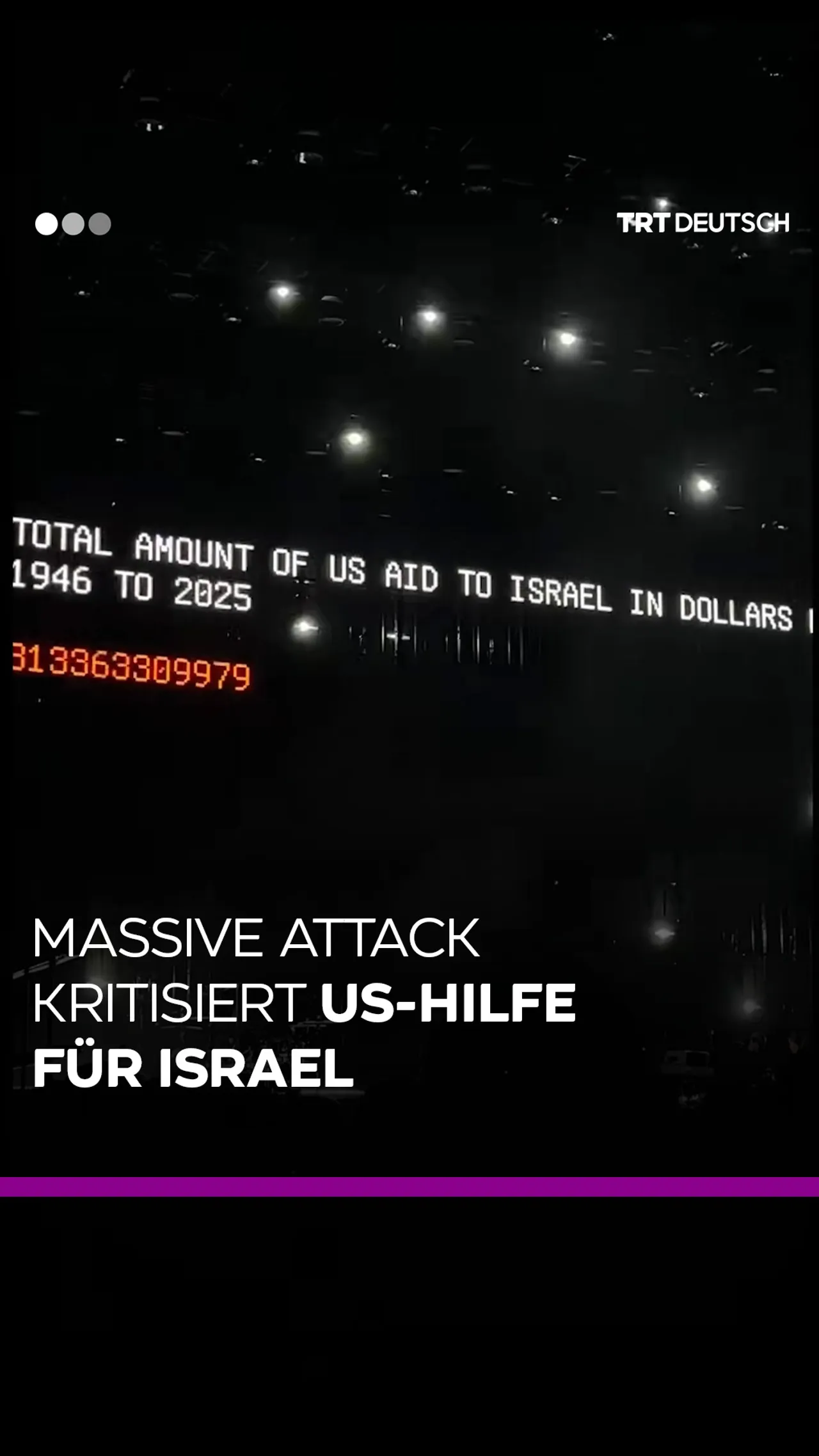 Massive Attack kritisiert
US-Hilfe für Israel