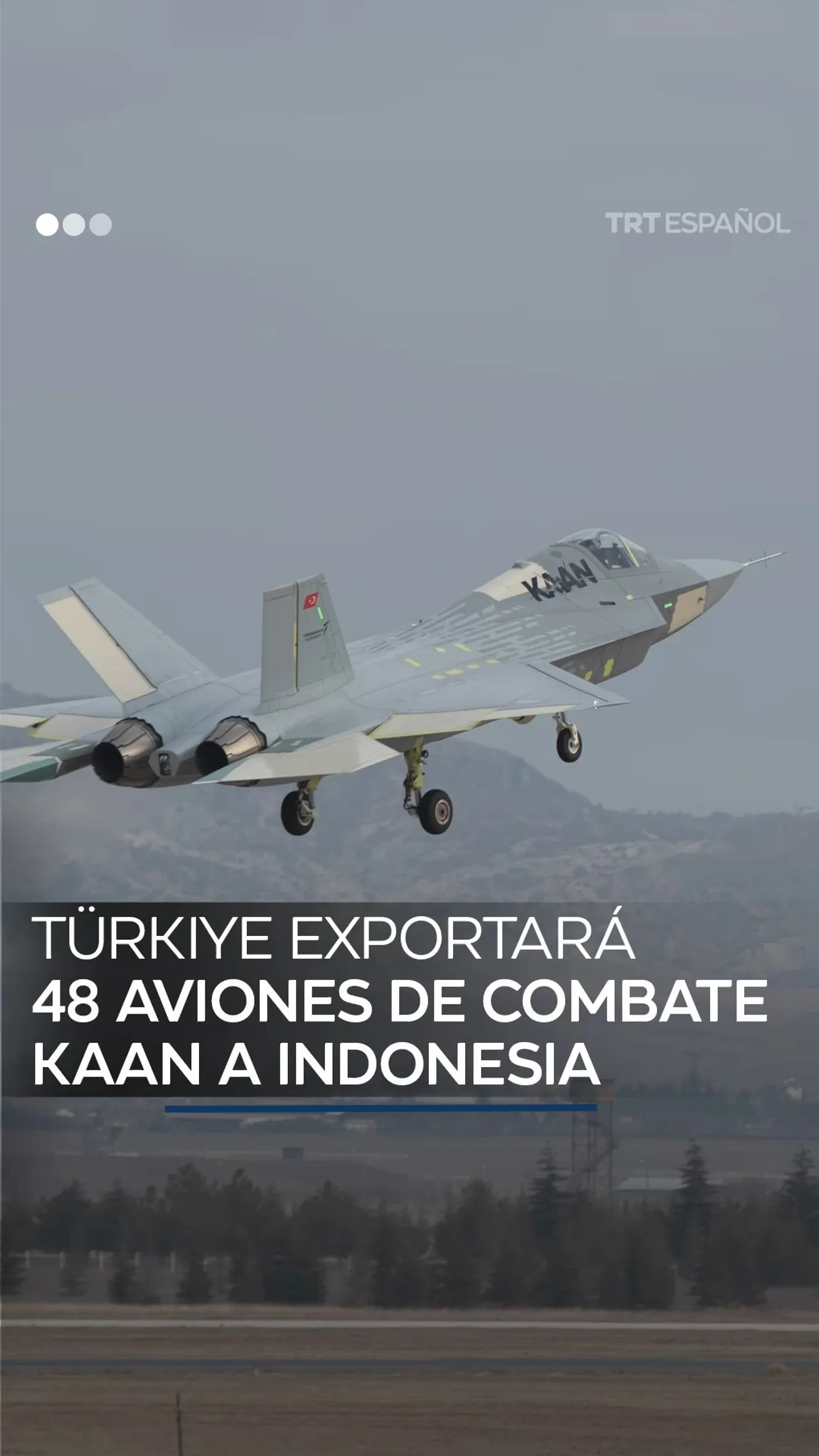 Türkiye exportará 48 jets KAAN a Indonesia