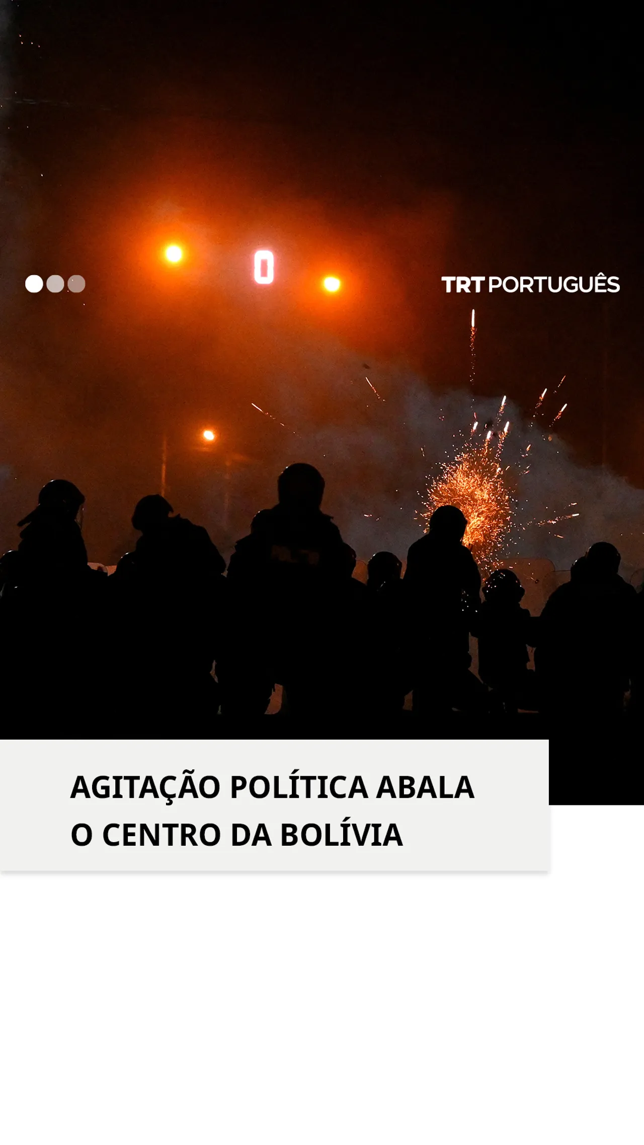 Três mortos em agitação política no centro da Bolívia