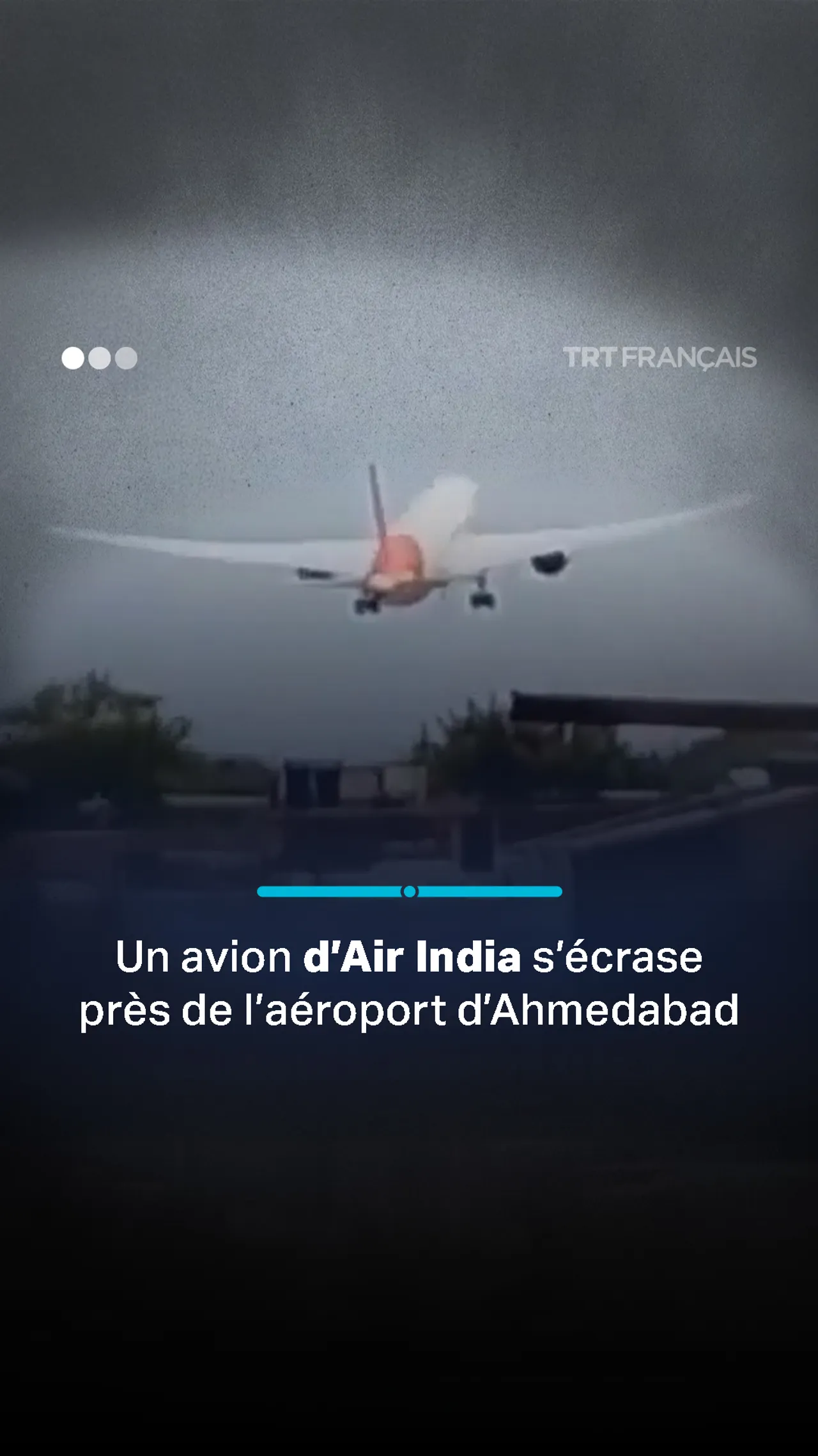 Un avion d’Air India s’écrase près de l’aéroport d’Ahmedabad