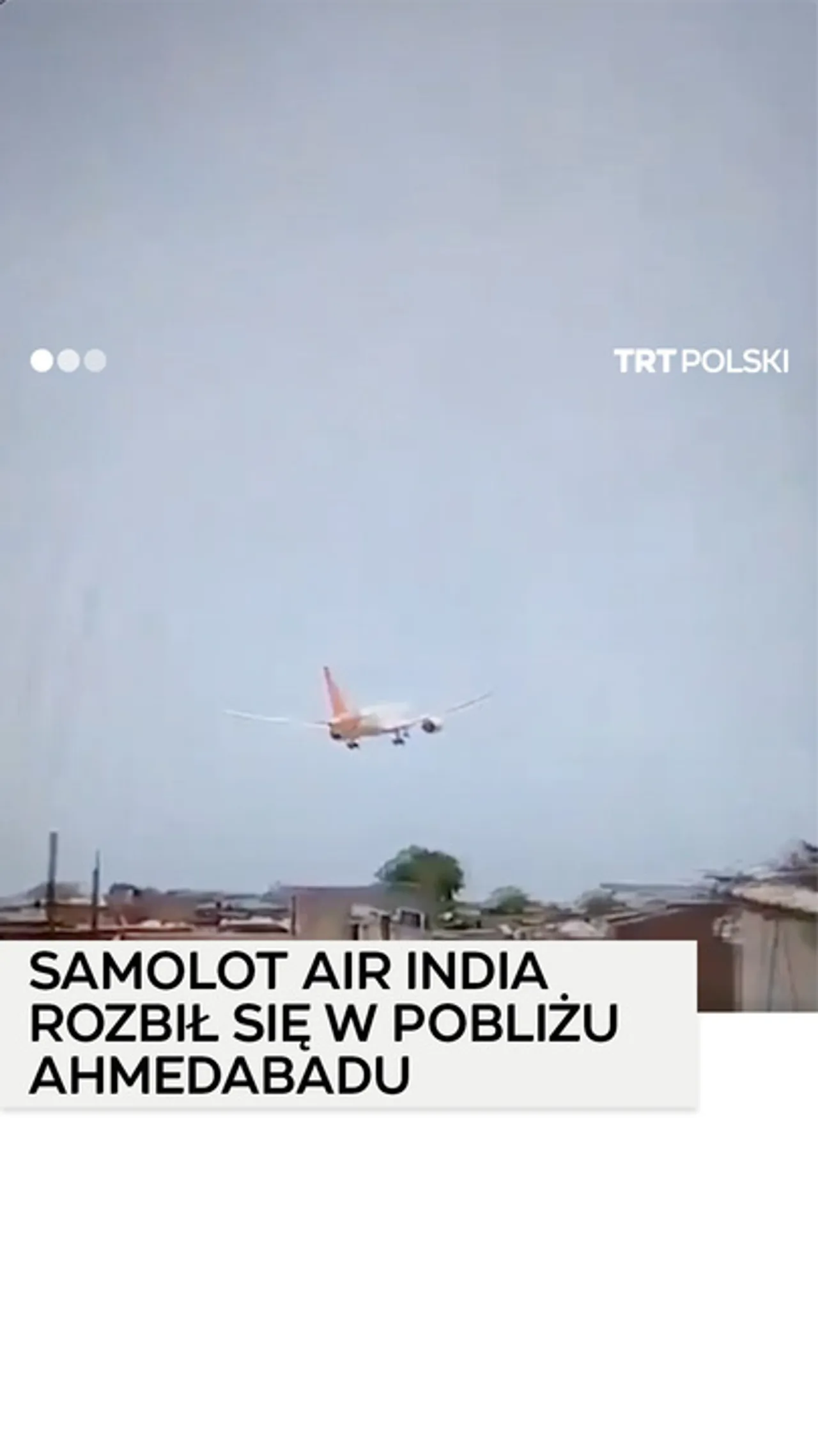 Samolot Air India rozbił się w pobliżu indyjskiego lotniska Ahmedabad