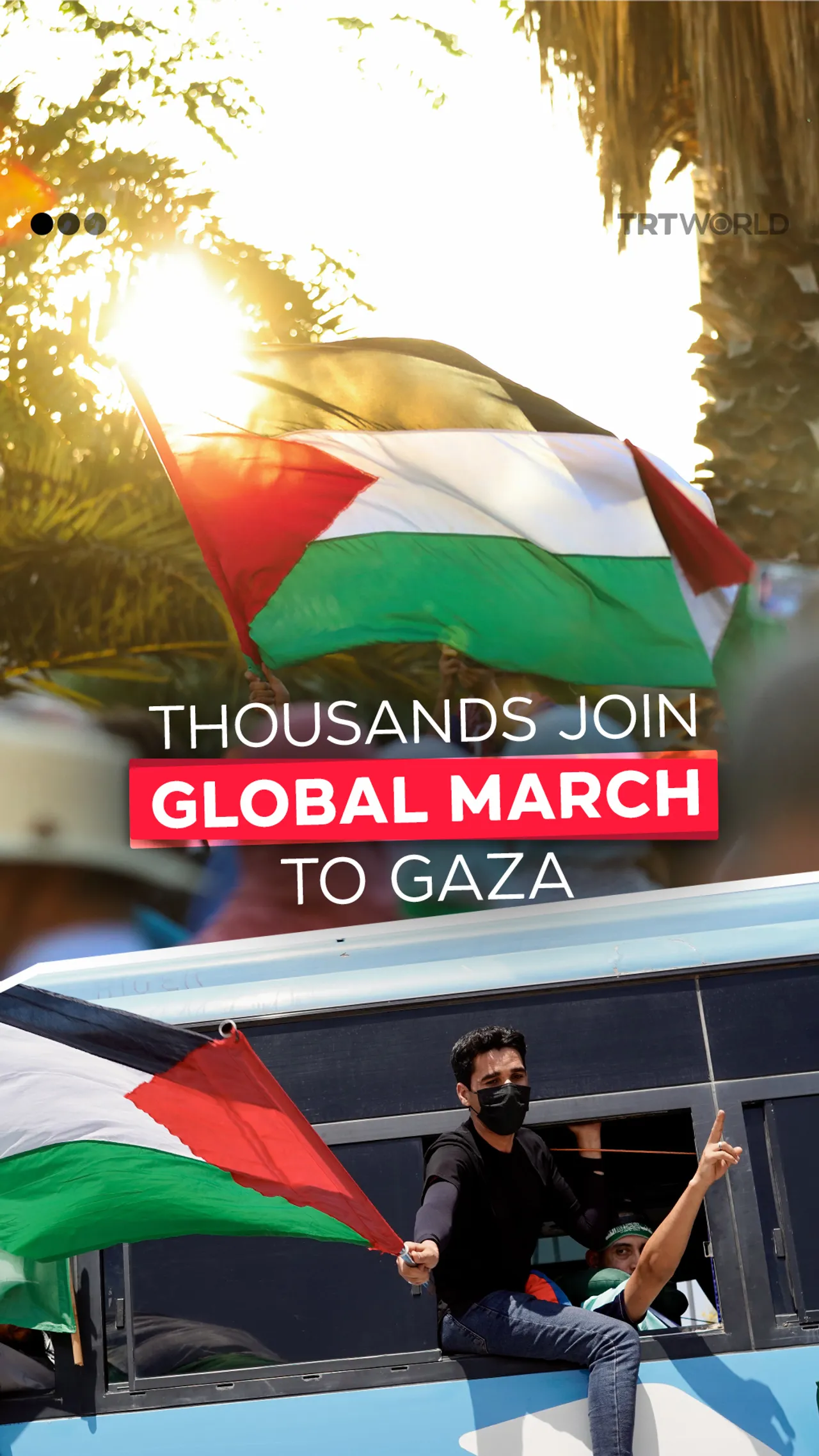 Thousands mobilise for Global March to Gaza