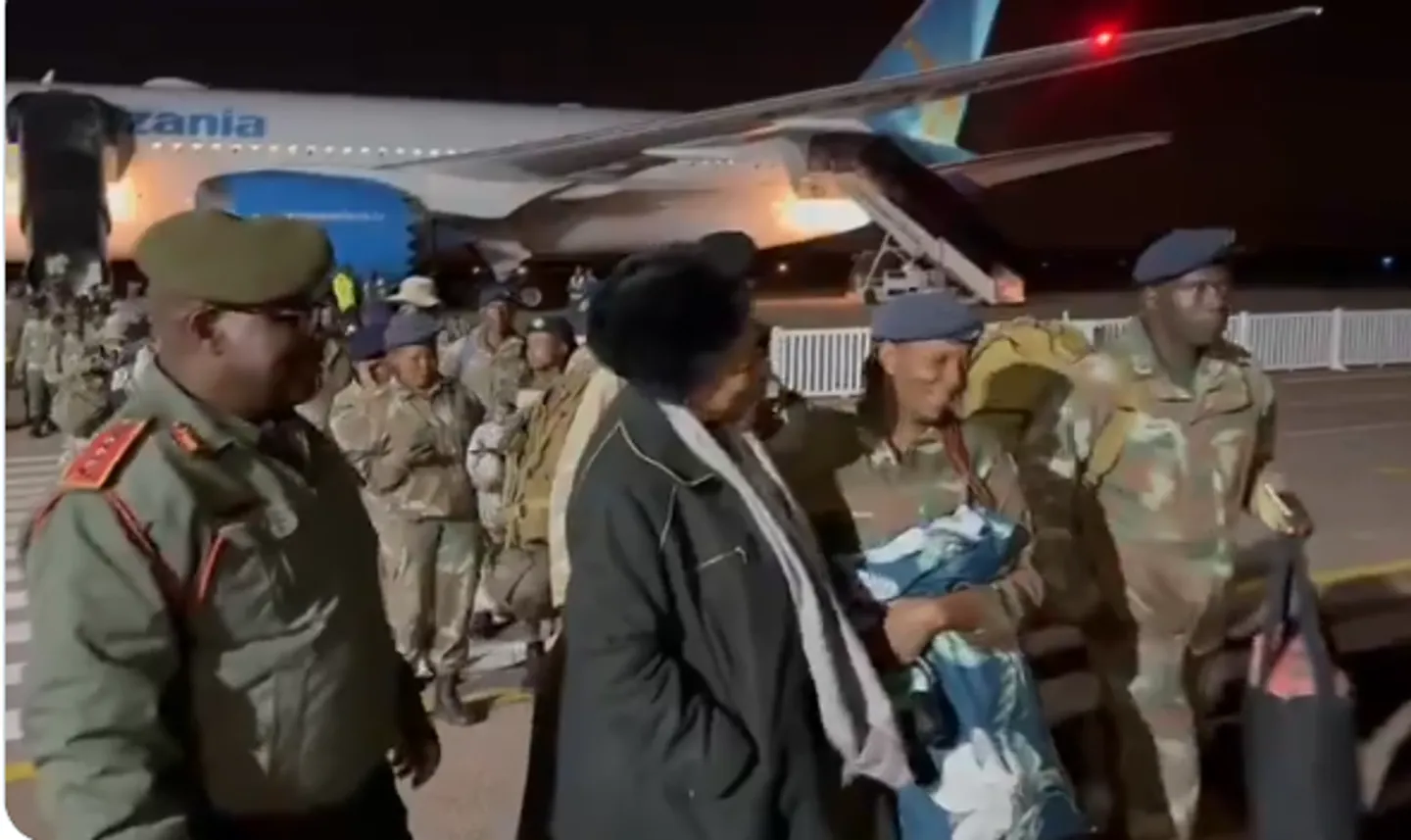 South African troops return home from DR Congo