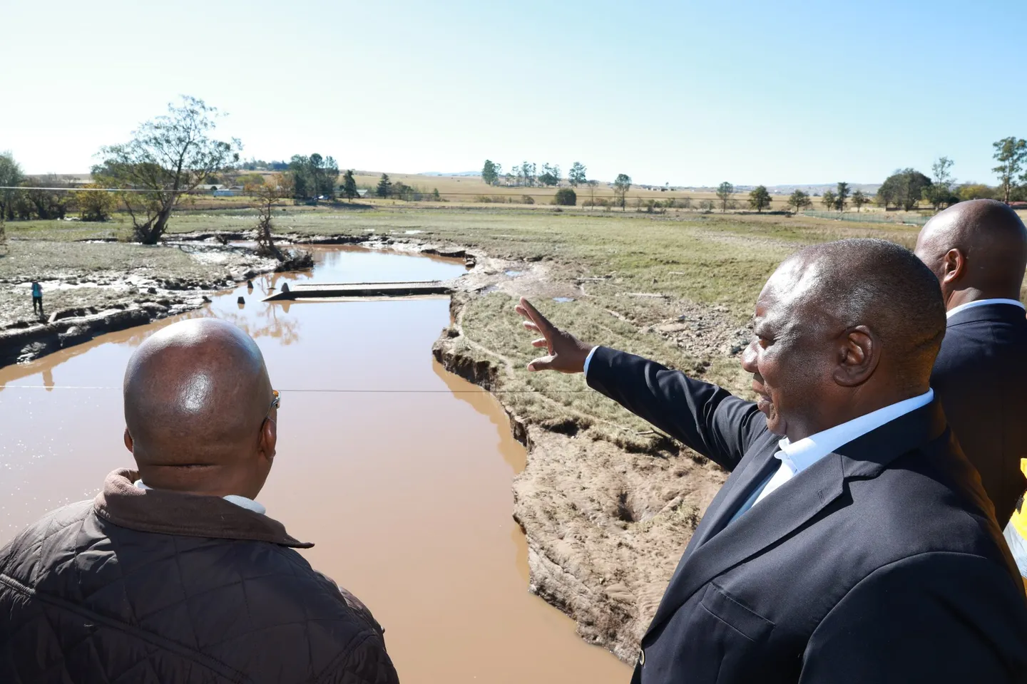 South African president visits region struck by deadly floods
