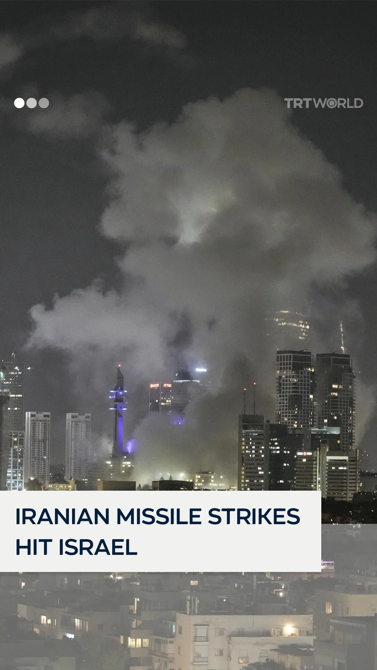 Iranian missile strikes hit Israel