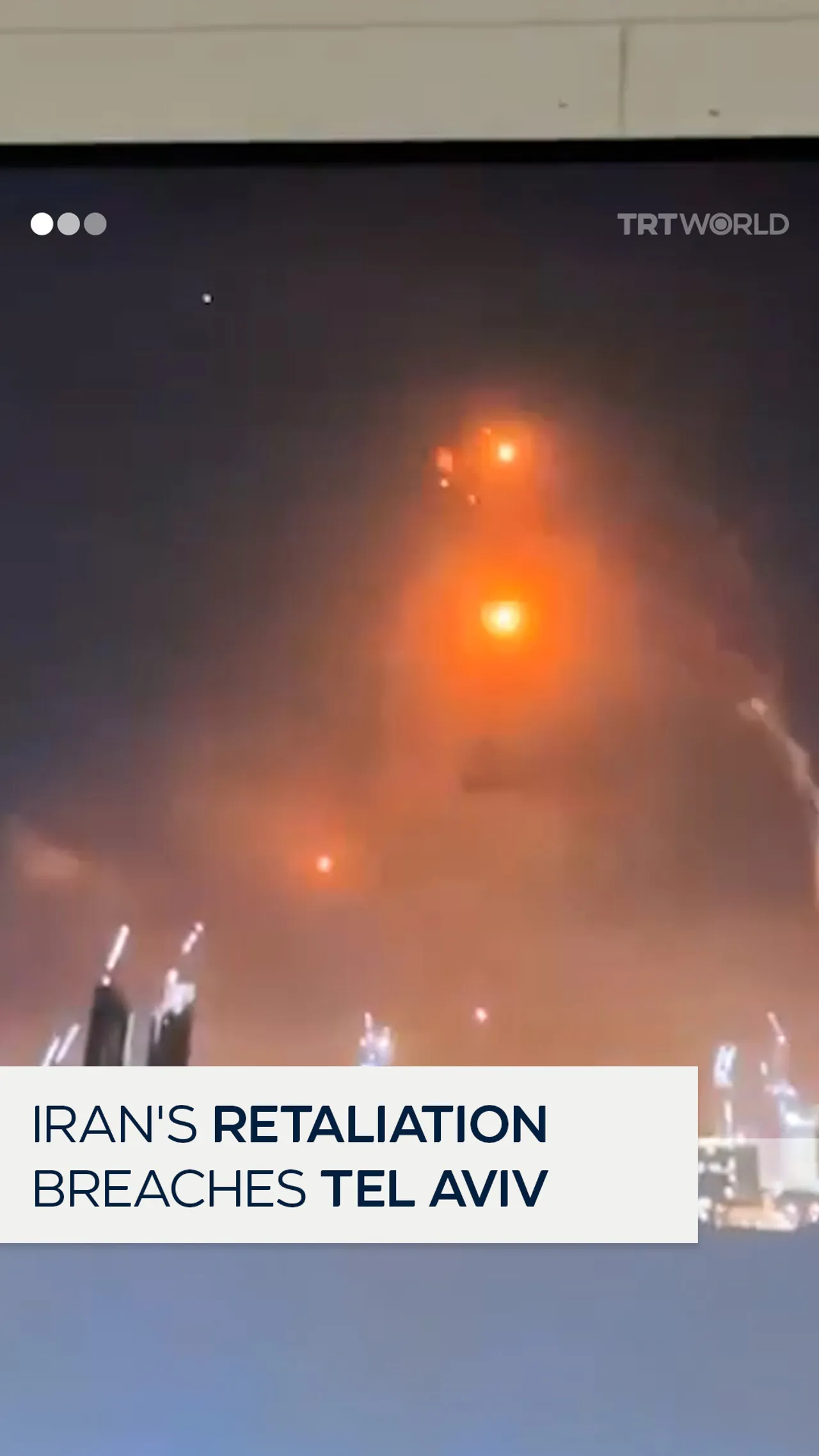 Iran's retaliation breaches Tel Aviv