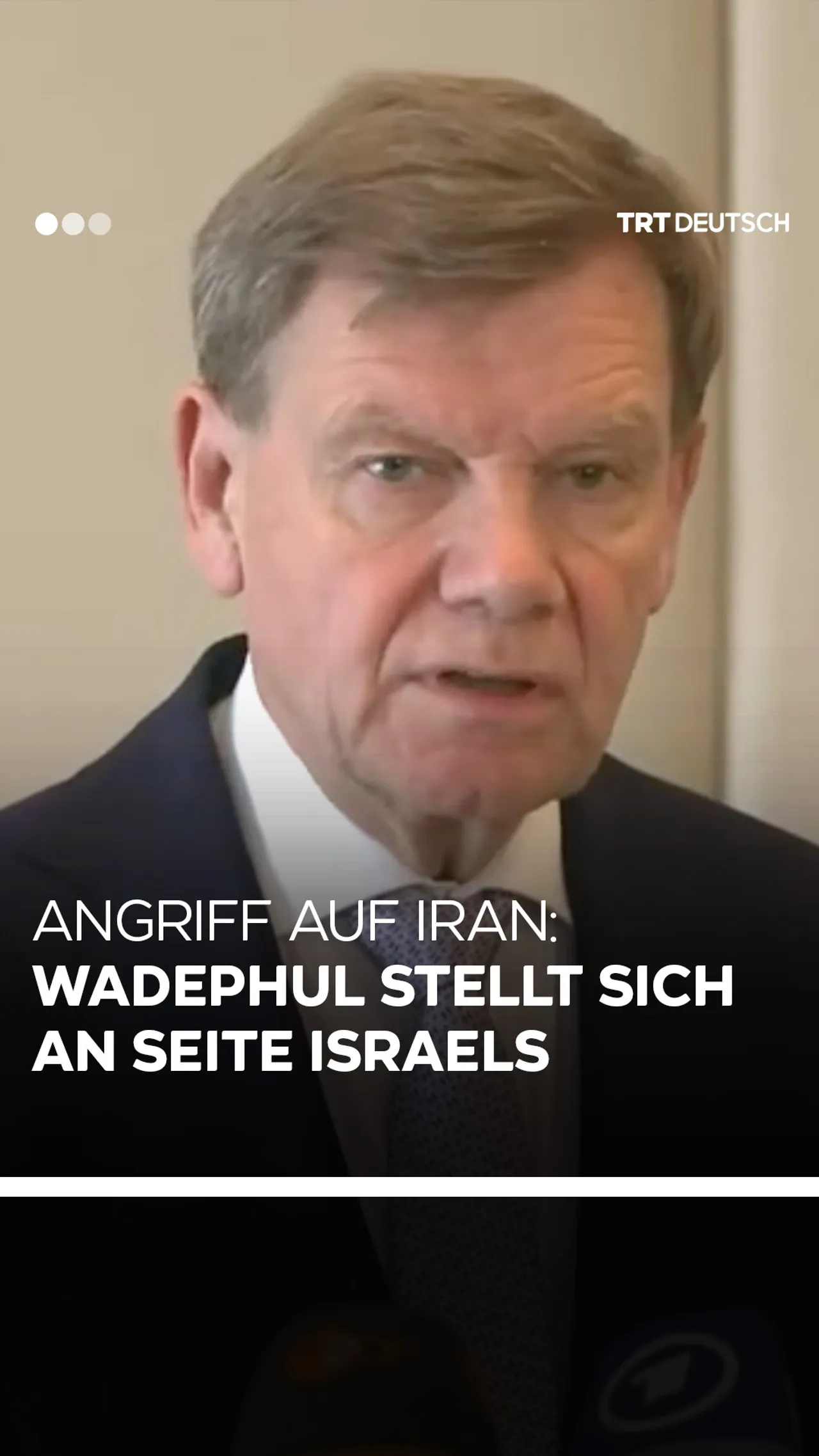 Angriff auf Iran: Wadephul stellt sich an Seite Israels