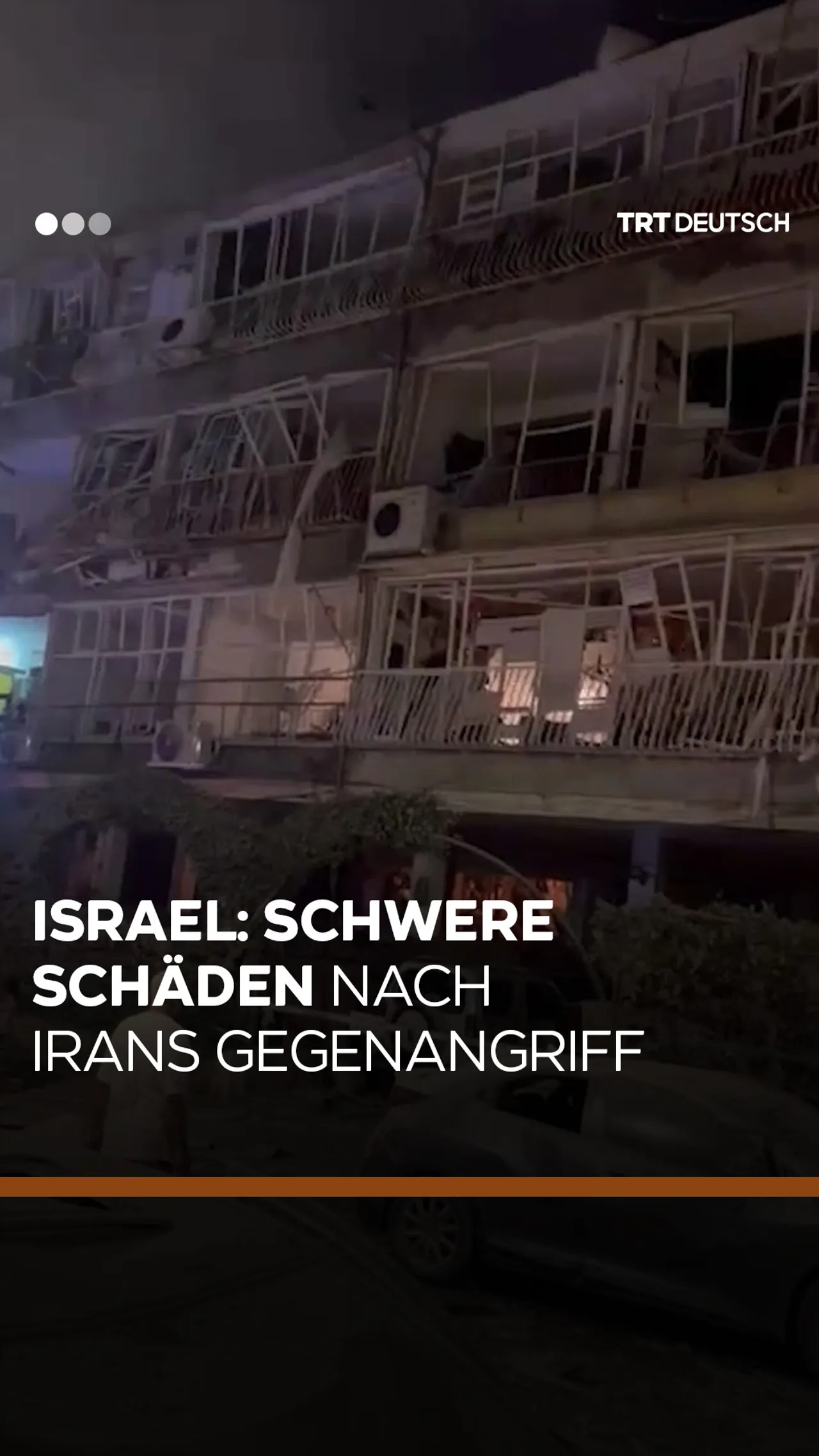 Israel: Schwere Schäden
nach Irans Gegenangriff