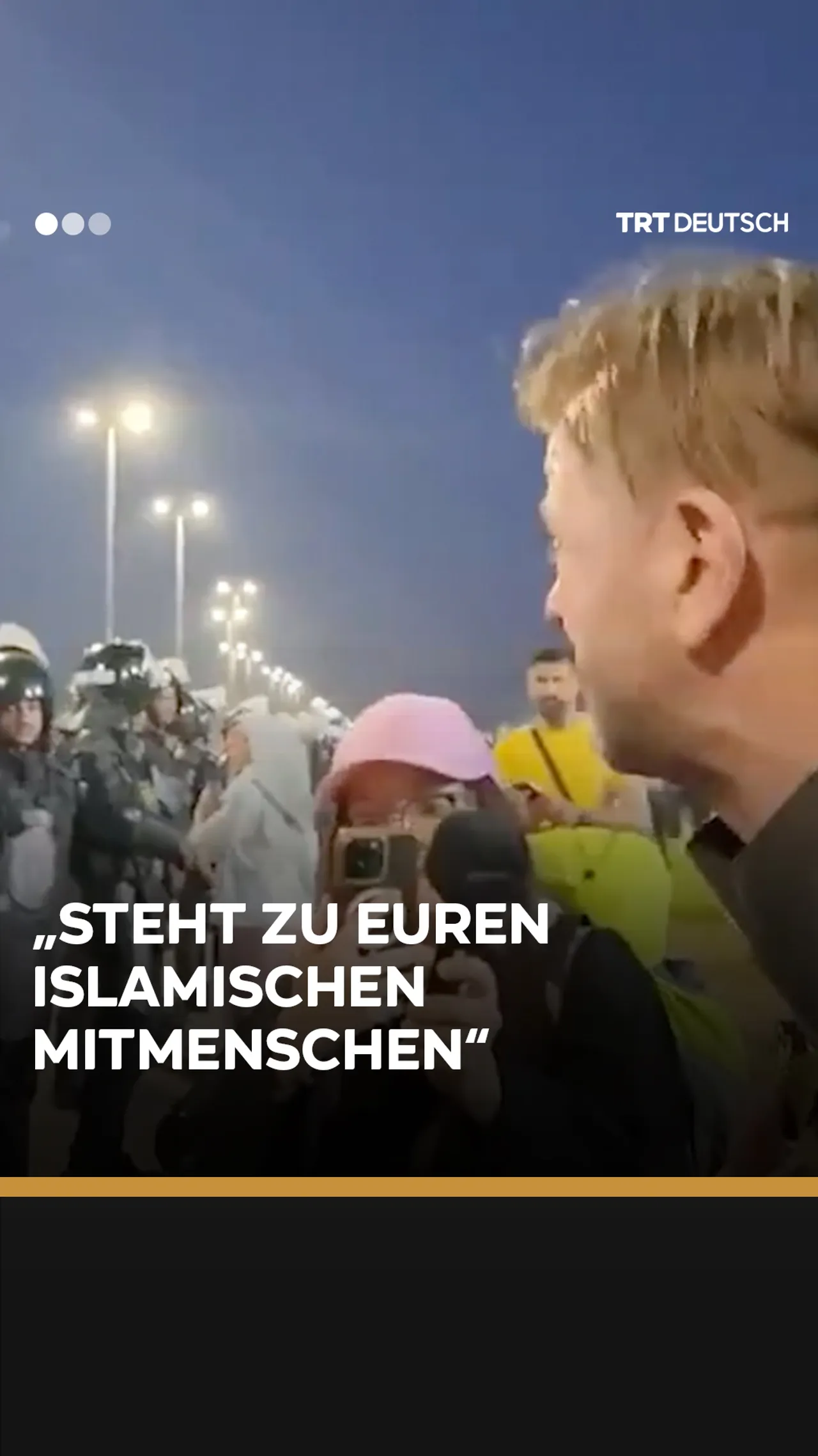 Britischer Aktivist:
„Steht zu euren
islamischen Mitmenschen“