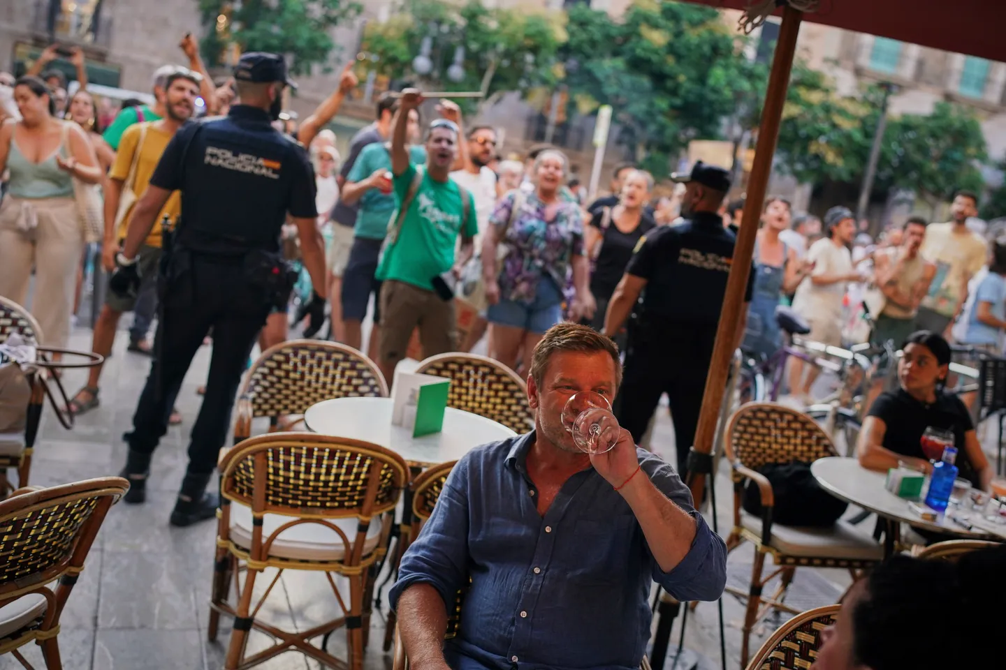 Erneut großer Protest gegen Massentourismus auf Mallorca