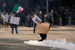 Tens of thousands rally across US against 'King' Trump