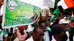 Thousands protest in Côte d'Ivoire after opposition leader barred from presidential race