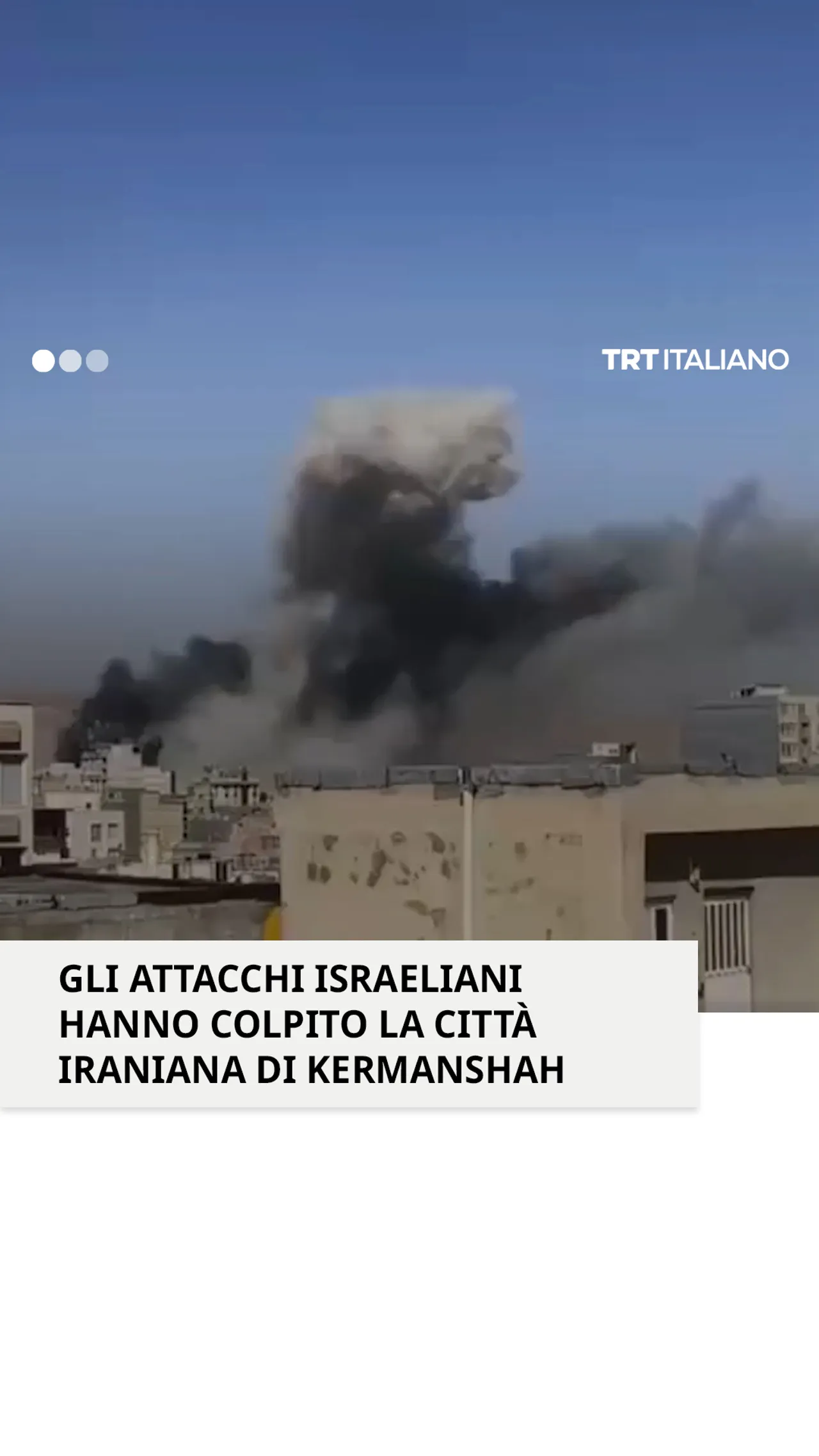 Israele lancia attacchi contro Kermanshah, in Iran