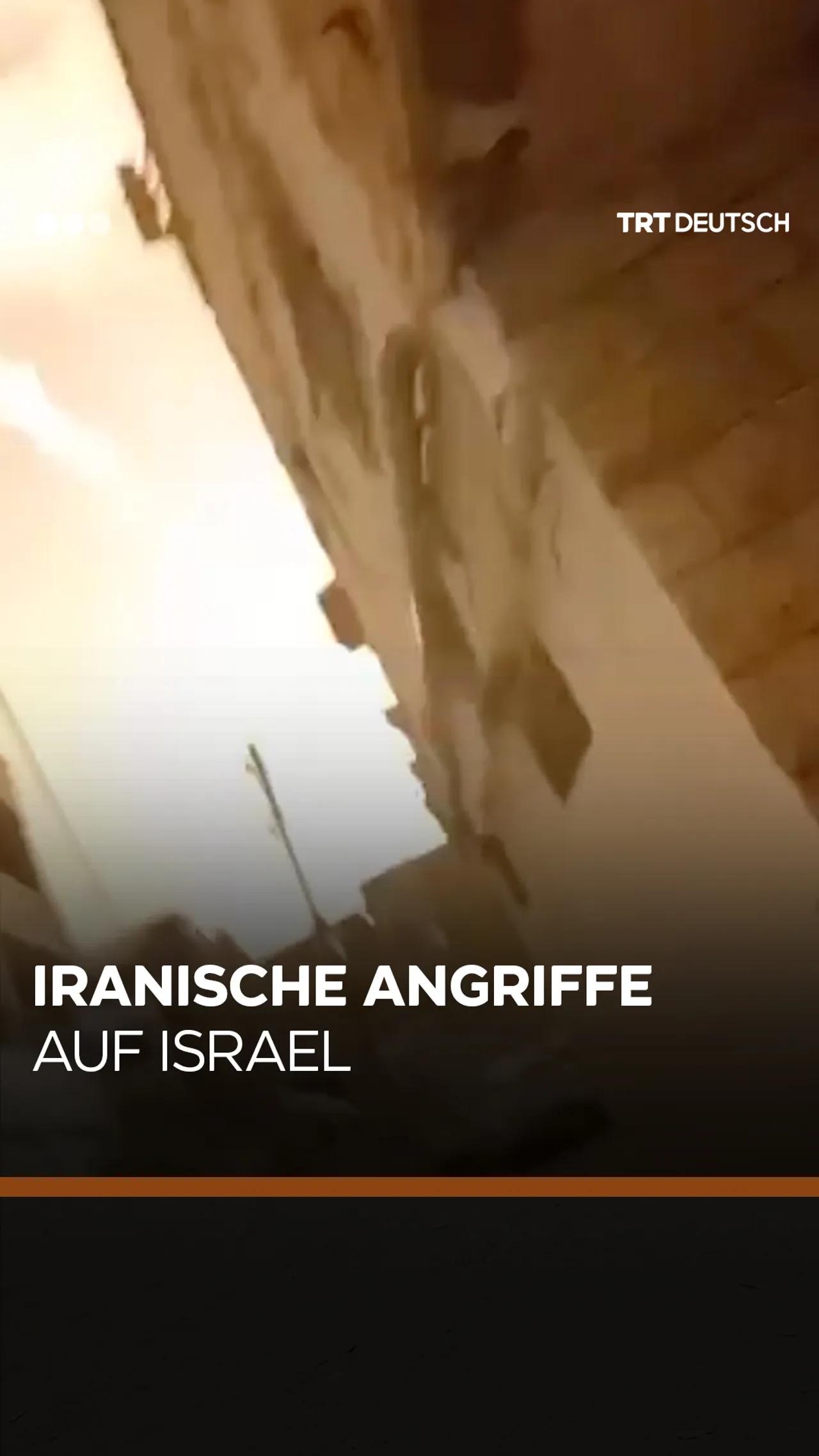 Iranische Angriffe
auf Israel