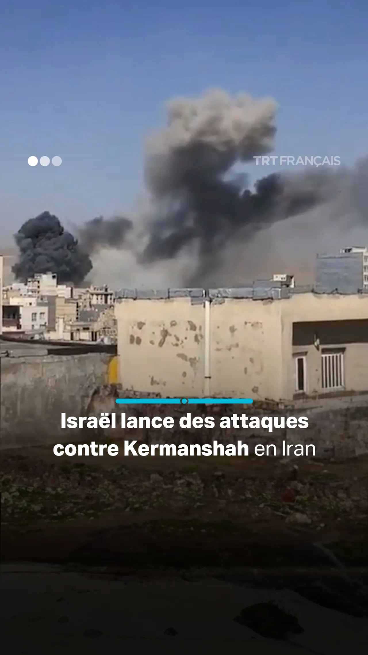 Israël lance des attaques contre Kermanshah en Iran