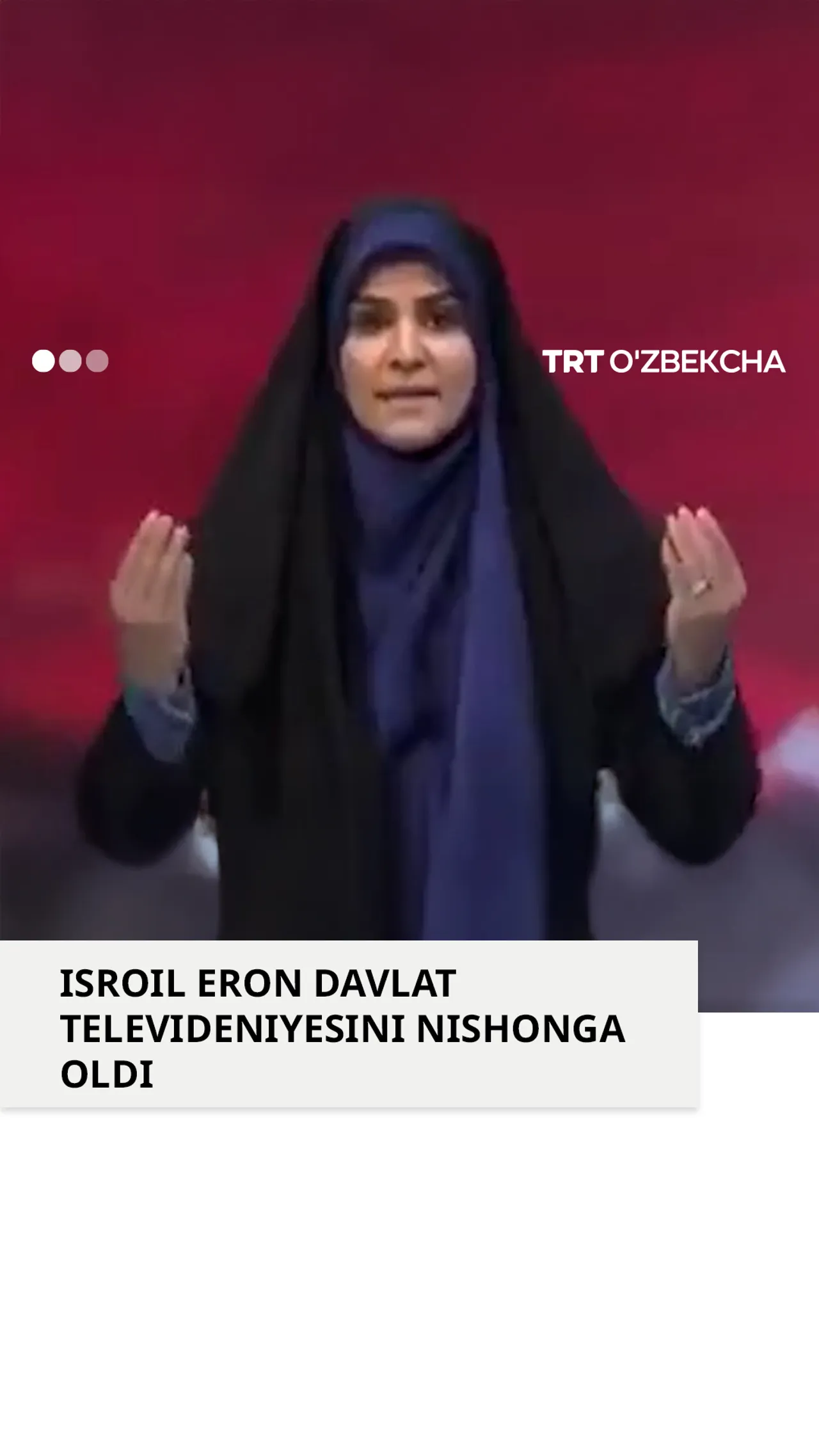 Isroil Eron davlat televideniyesiga zarba berdi
