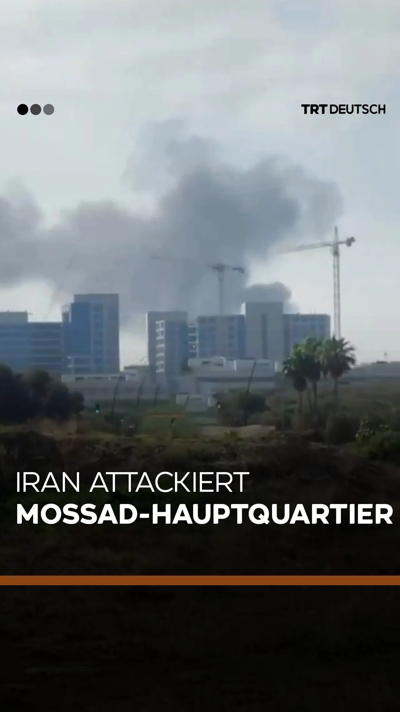 Iran attackiert
Mossad-Hauptquartier