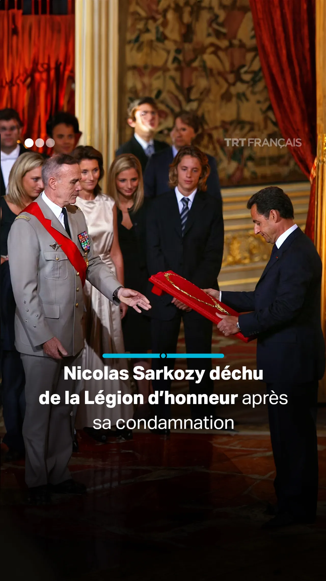 Nicolas Sarkozy déchu de la Légion d’honneur après sa condamnation