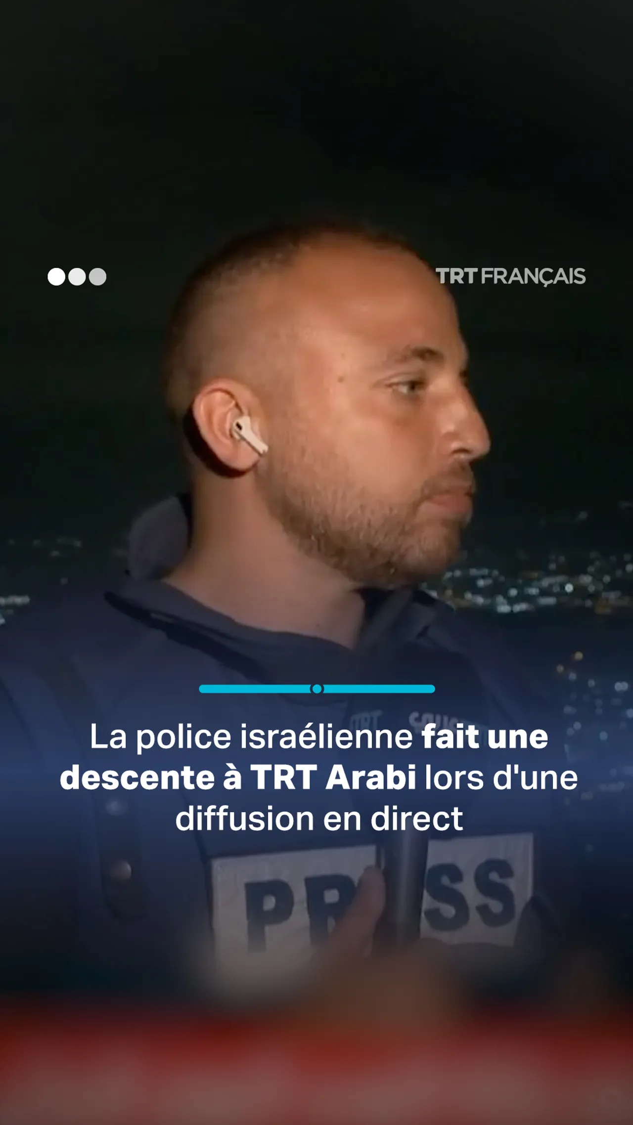 La police israélienne a pris d’assaut les équipes de médias étrangers à Haïfa
