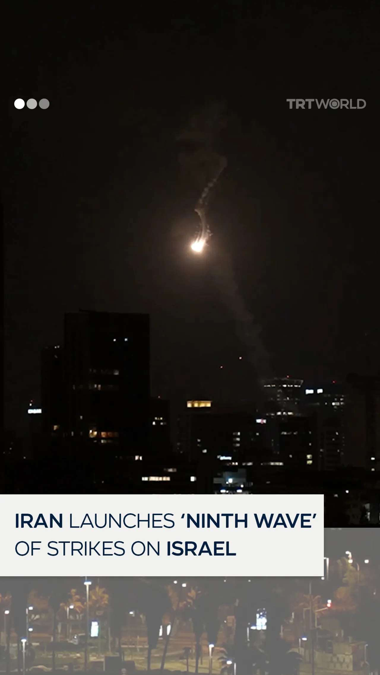 Sirens heard in Tel Aviv as Iran launches ‘ninth wave’ of strikes