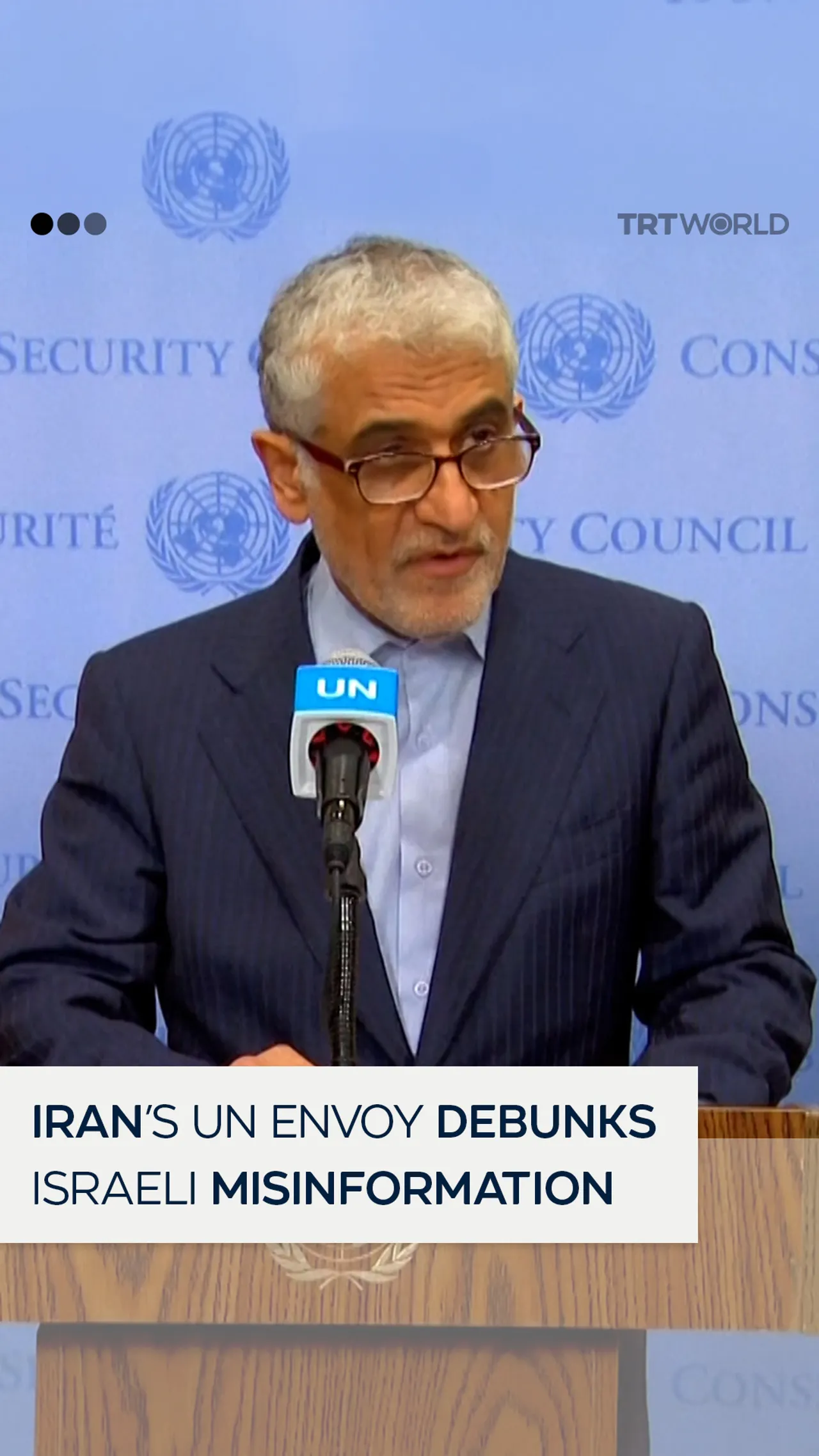 Iran’s UN envoy debunks Israeli ‘existential threat’ claims