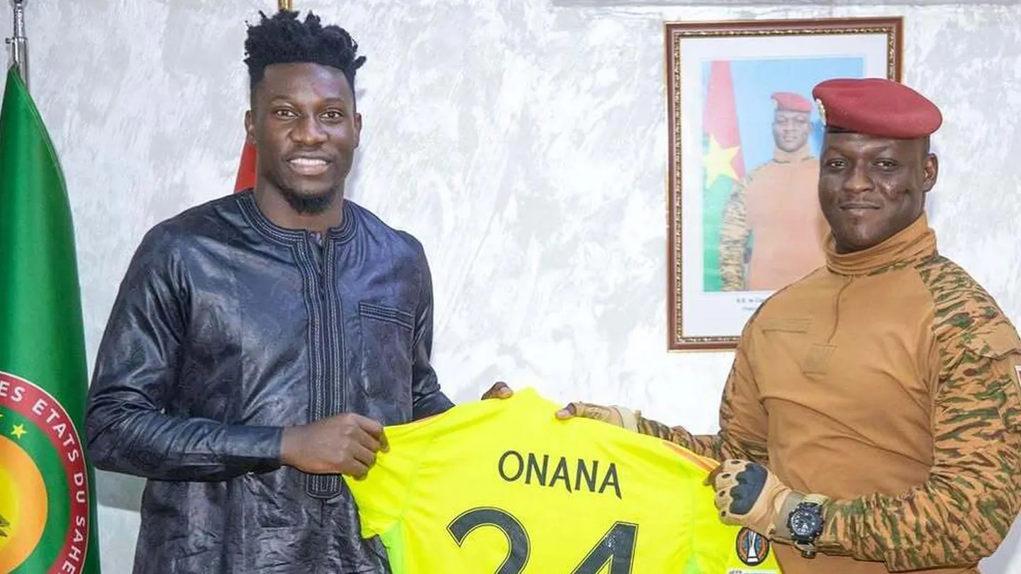 Smiles and praises as Burkina Faso's Traoré gives Onana a warm welcome