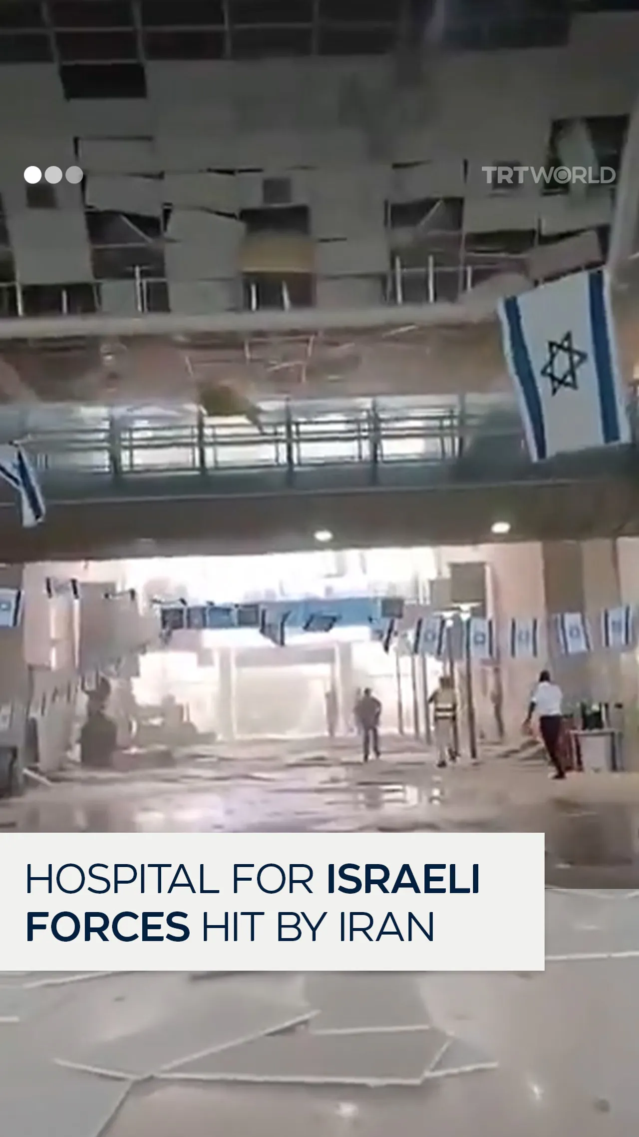 Iranian missile hits hospital for Israeli soldiers