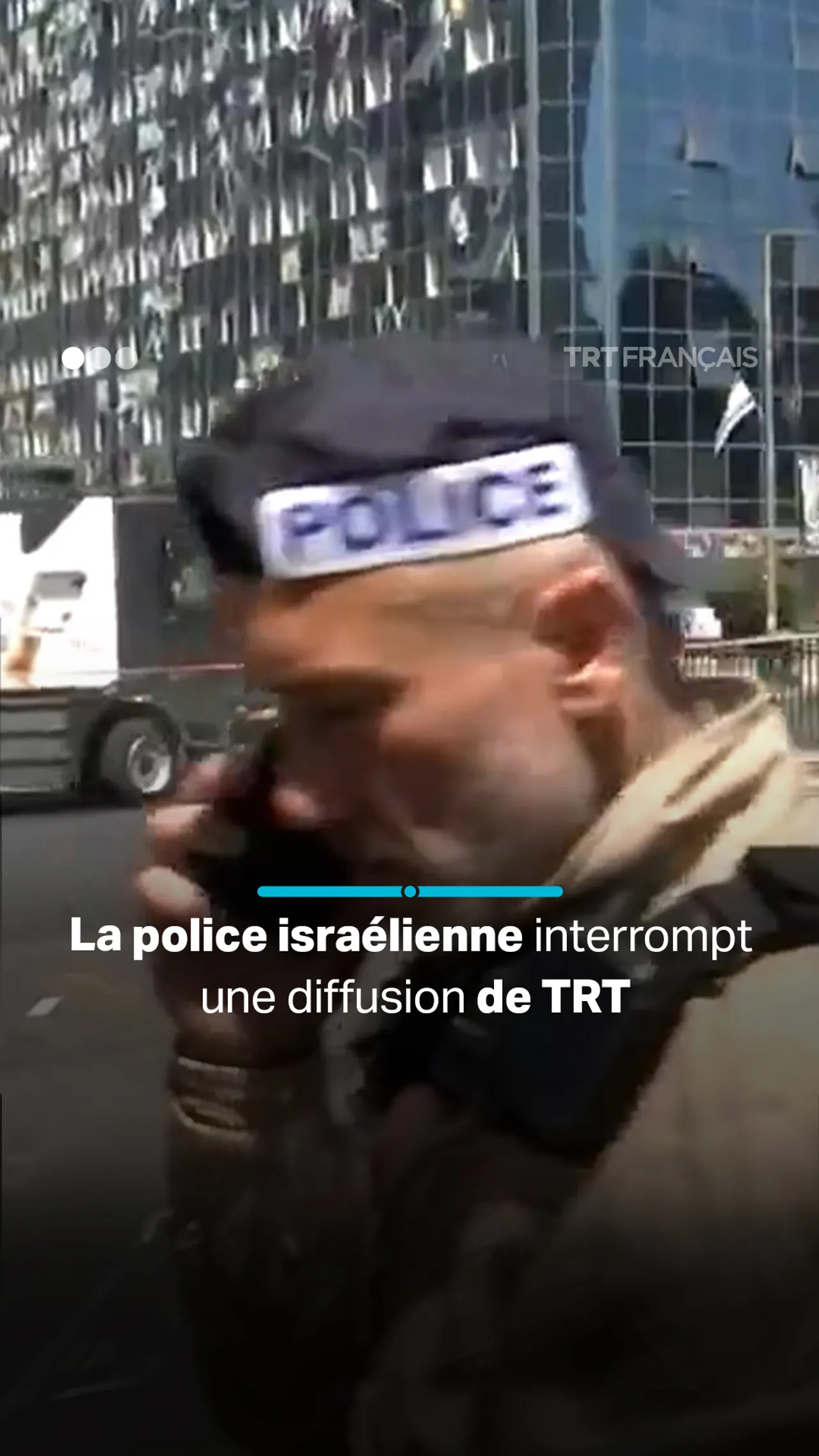 La police israélienne interrompt une diffusion de TRT