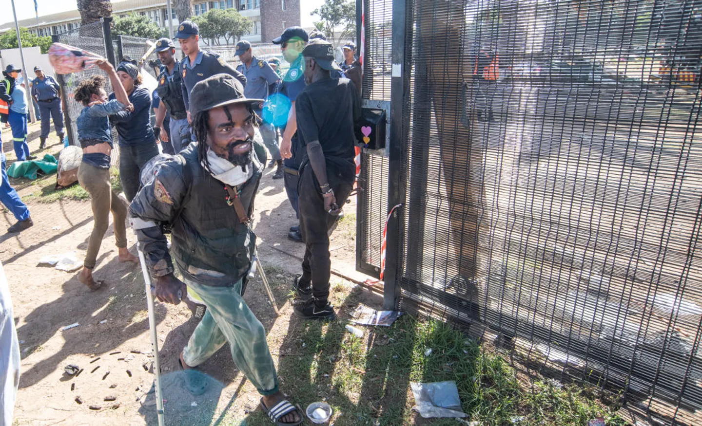 South Africa's Cape Town moves to clear Covid-era tent city
