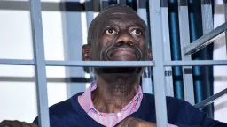 Spouse of Uganda's Besigye says bedbugs biting detained politician 'day and night'