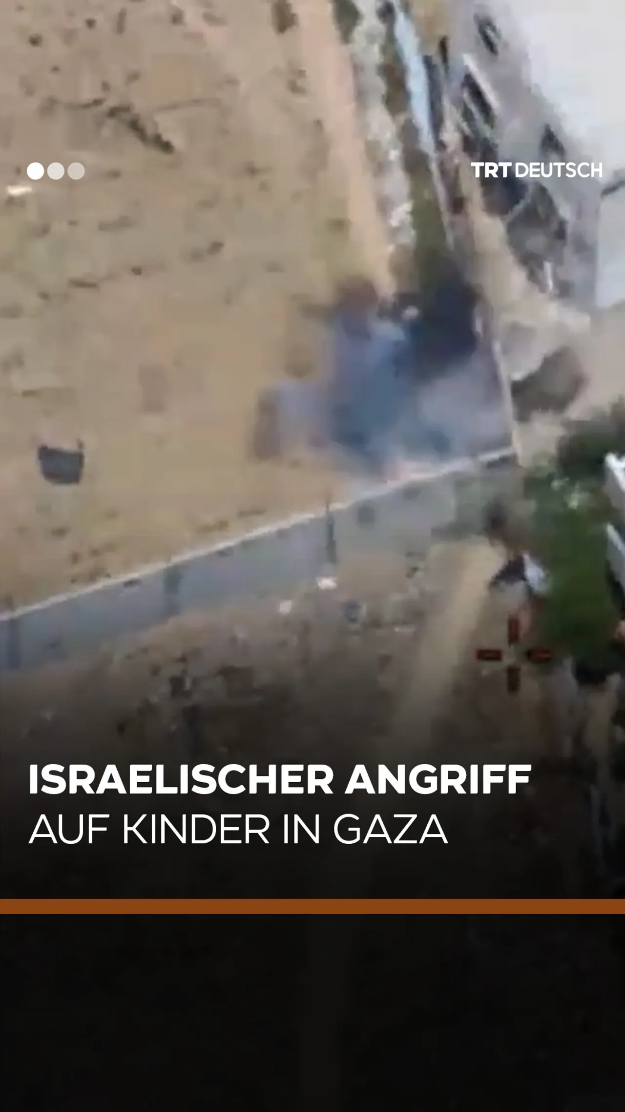Israelischer Angriff
auf Kinder in Gaza