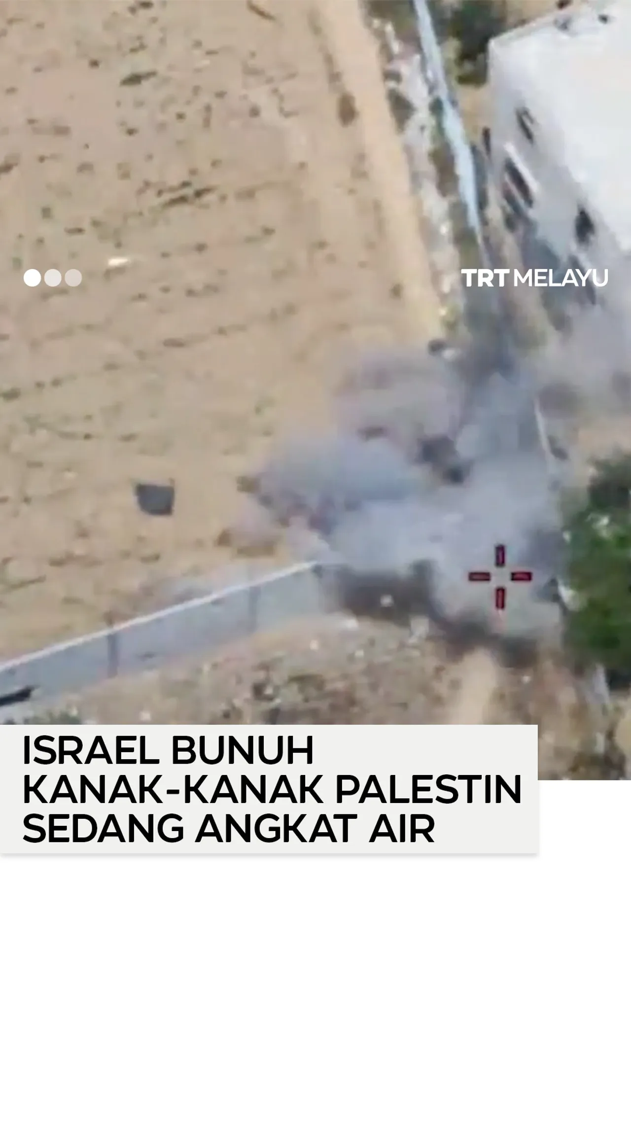 Israel bunuh kanak-kanak Palestin sedang angkat air