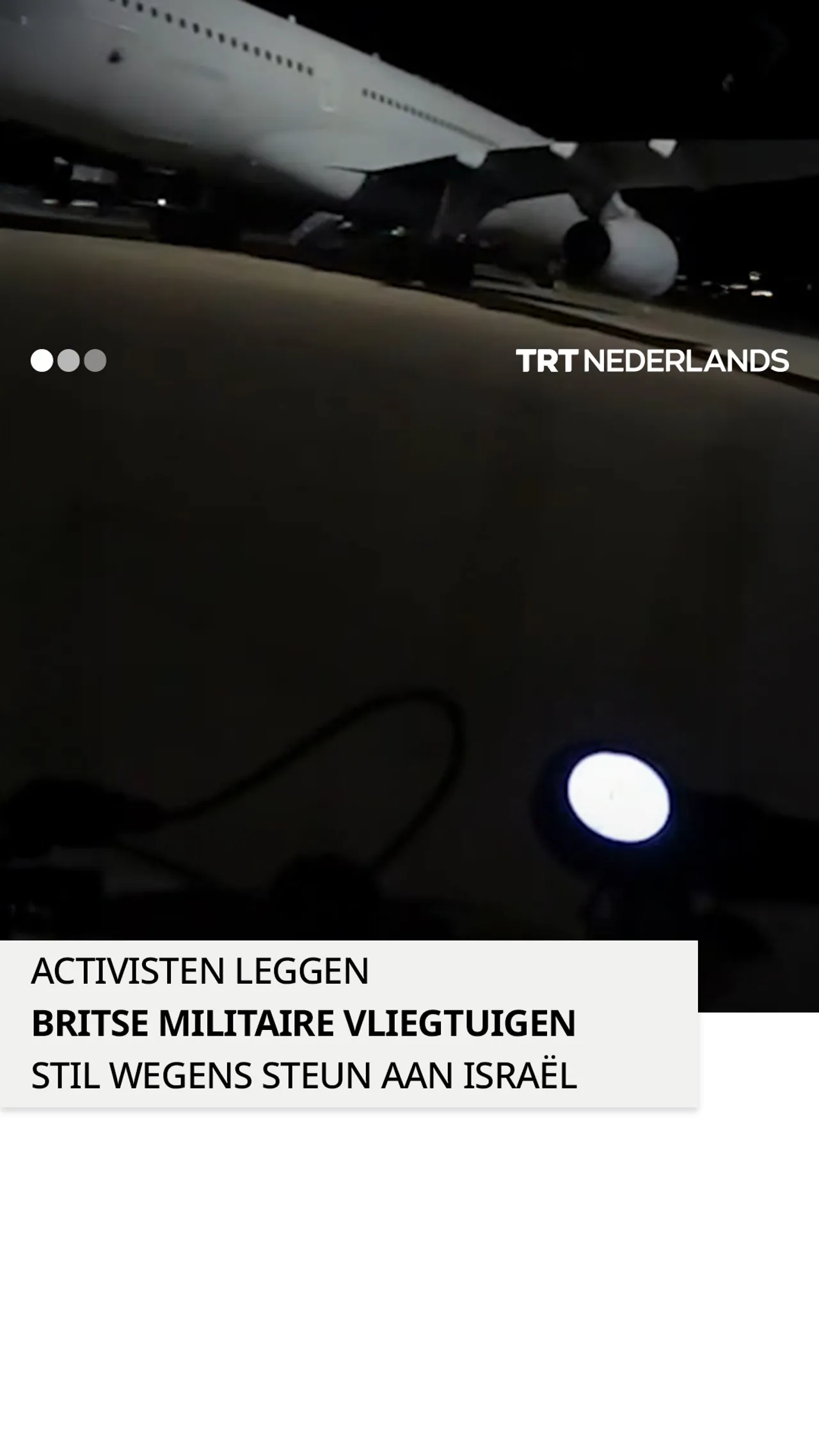 Pro-Palestijnse activisten breken in bij RAF-basis, leggen Britse militaire vliegtuigen stil