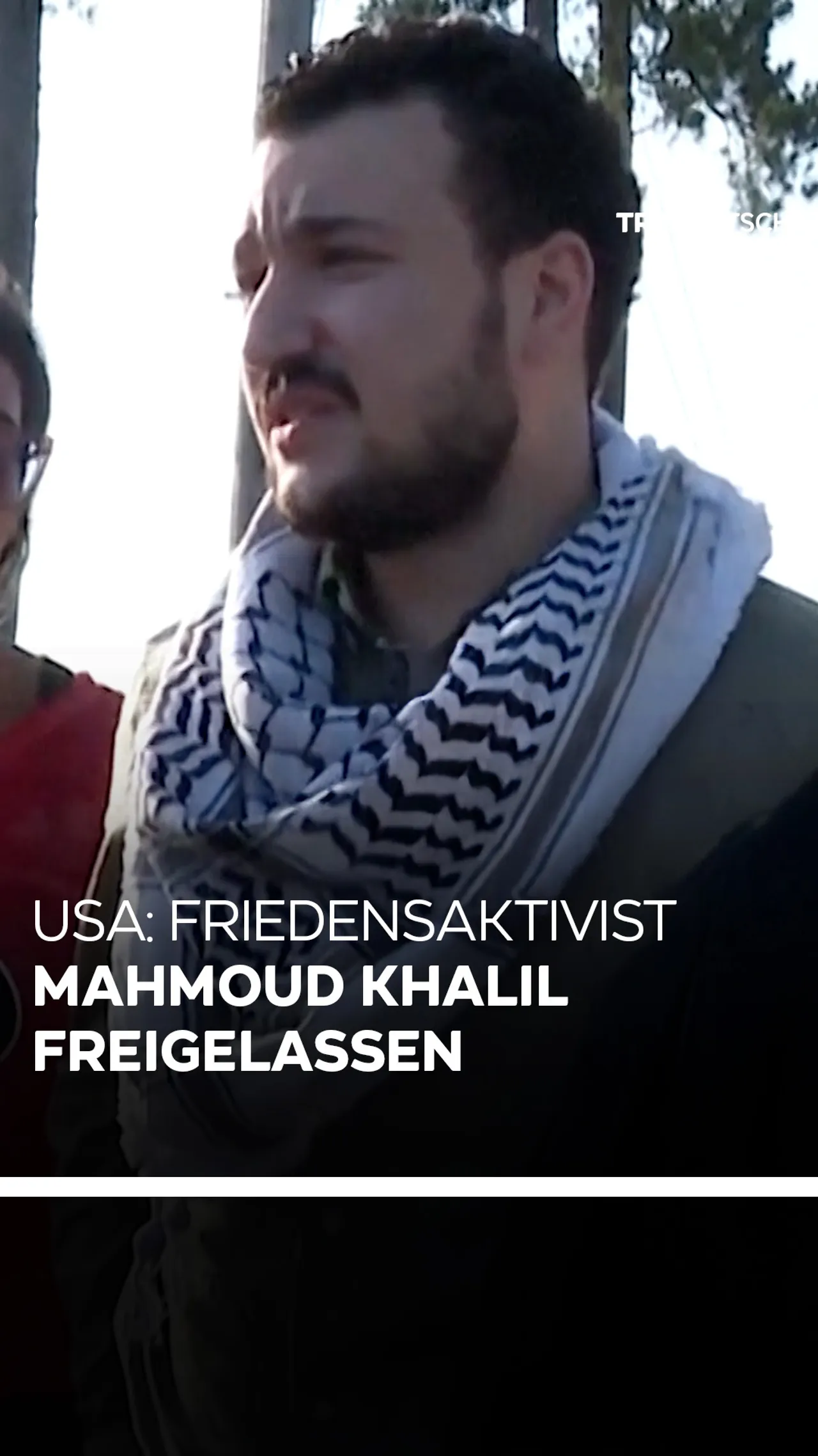 USA: Friedensaktivist Mahmoud Khalil freigelassen