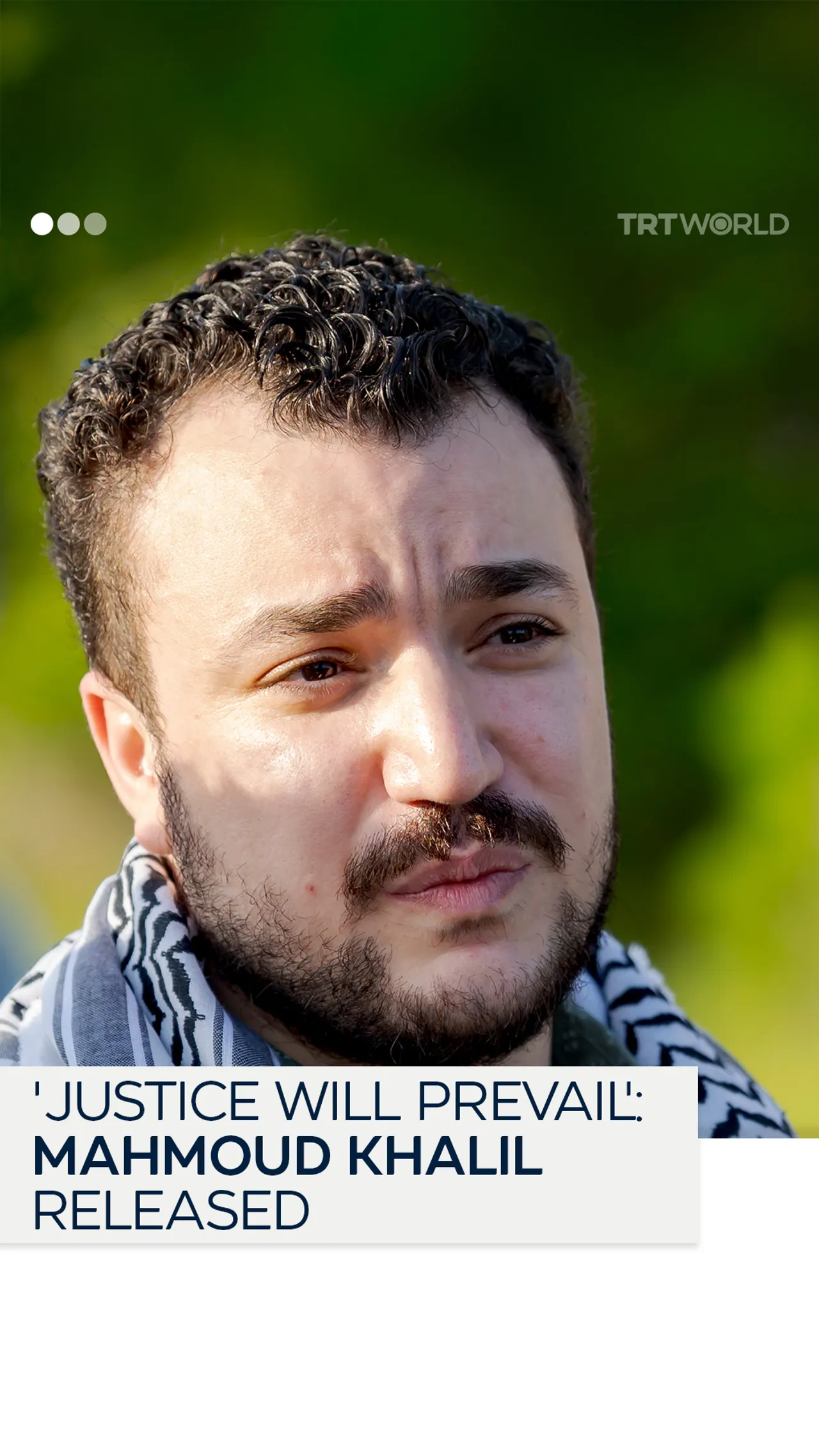 ‘Justice will prevail’: Mahmoud Khalil released