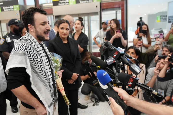 'Even if they would kill me, I would still speak for Palestine': Defiant Khalil vows