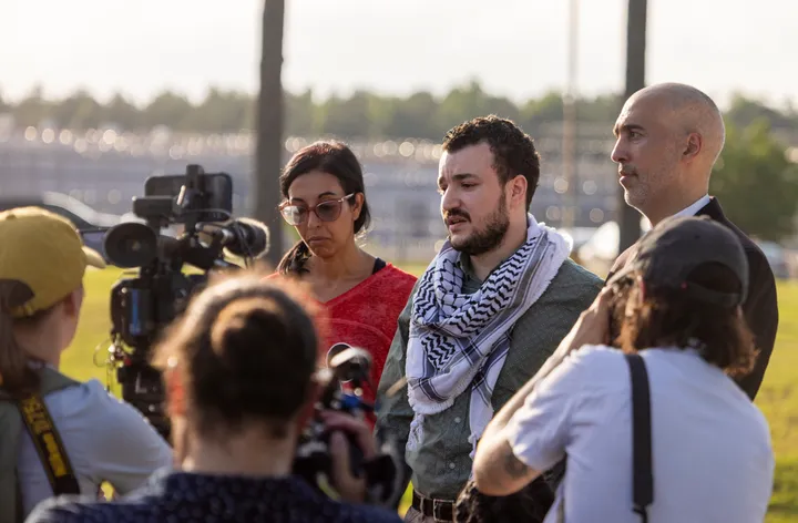 Pro-Palestine activist Mahmoud Khalil walks free after 104 days in US immigration detention