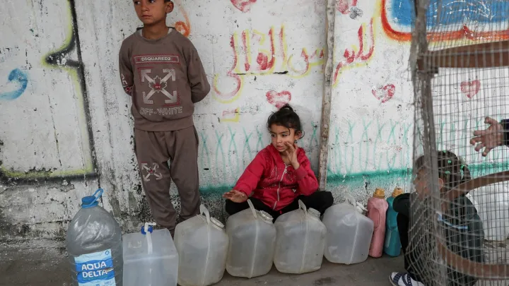 Gaza enfrenta uma seca provocada pelo homem com o colapso dos sistemas de água, diz UNICEF