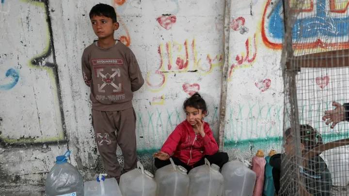 Gaza enfrenta uma seca provocada pelo homem com o colapso dos sistemas de água, diz UNICEF