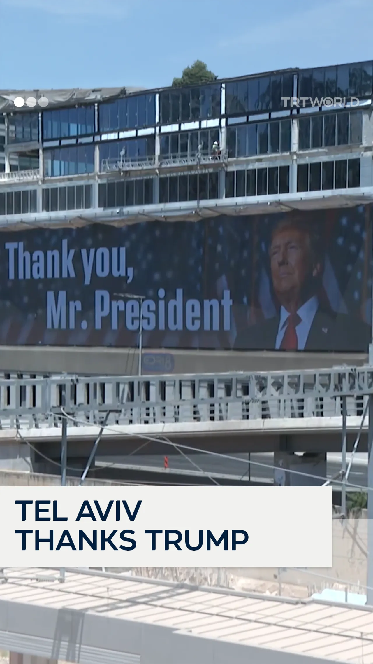Tel Aviv thanks Trump