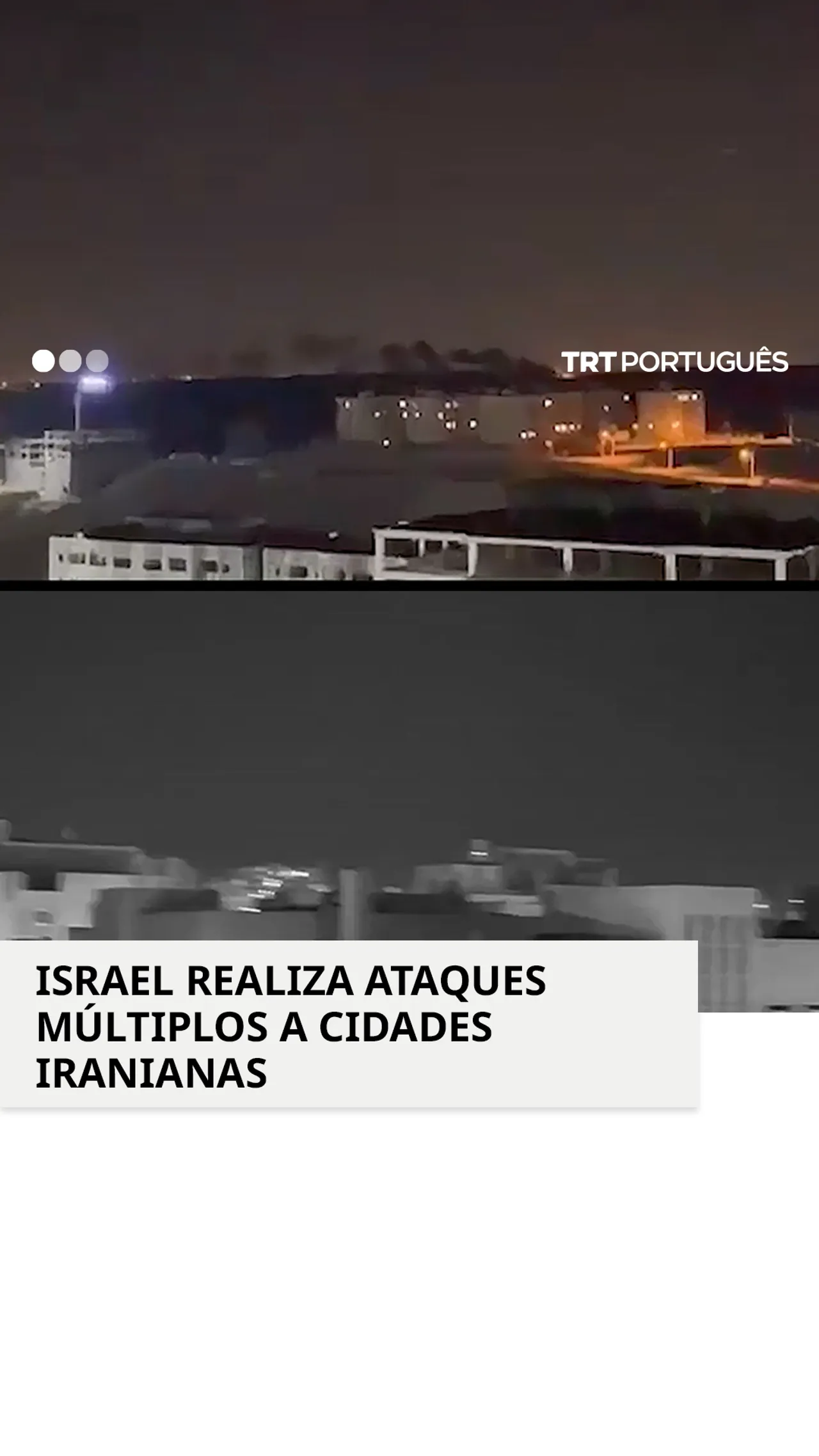 Ataques aéreos israelitas visam Tabriz no Irão