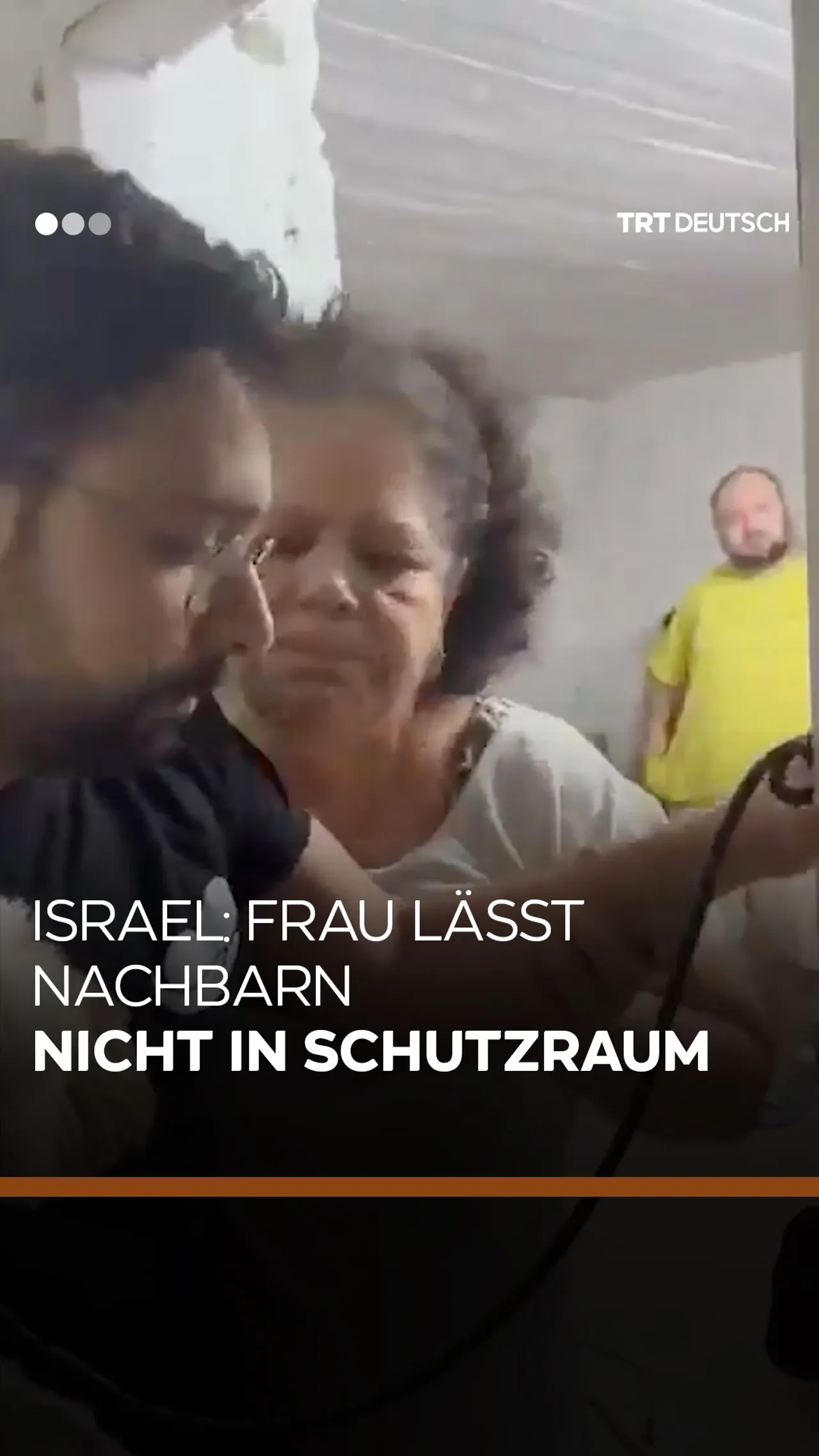 Israel: Frau lässt Nachbarn
nicht in Schutzraum