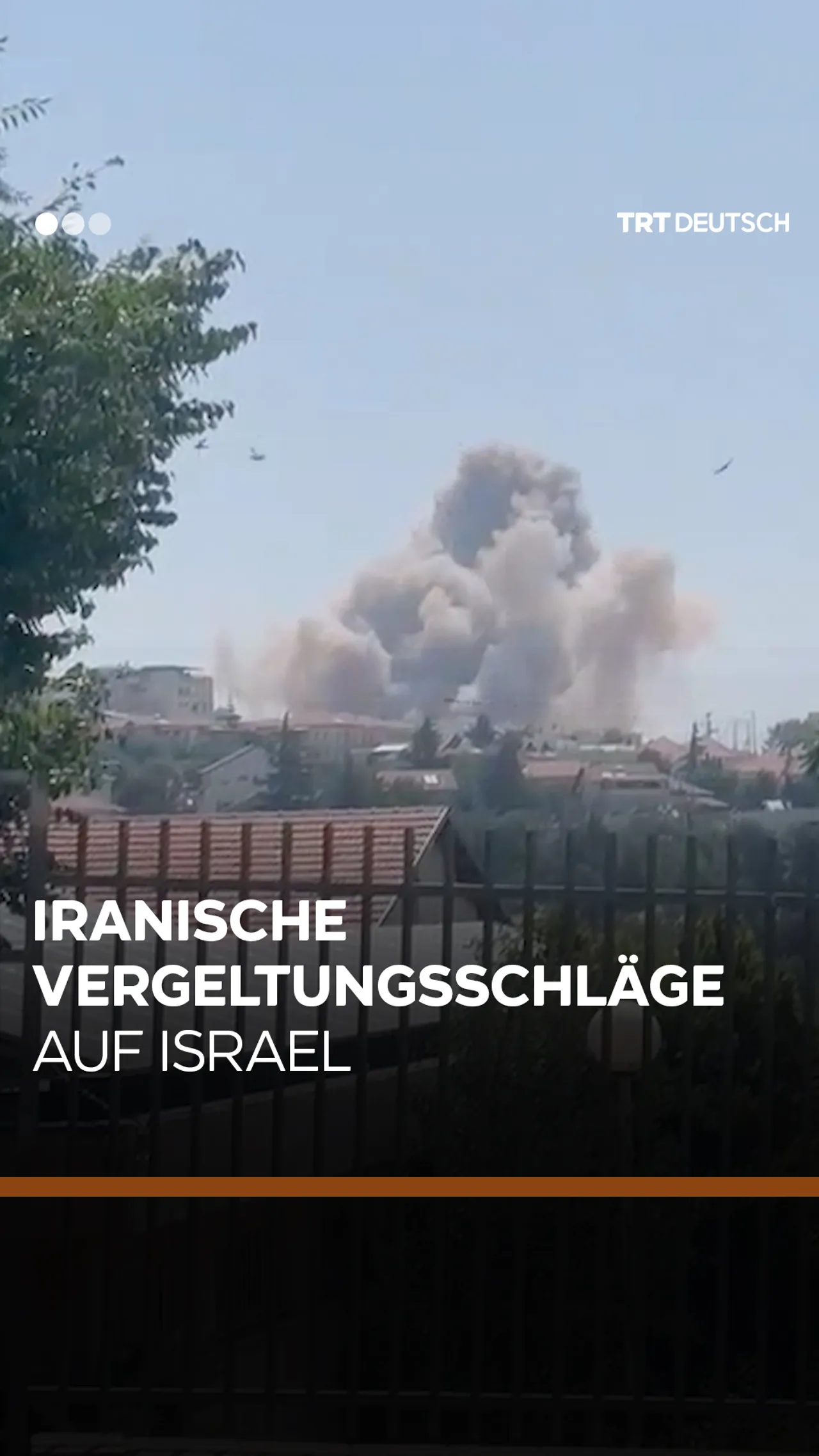 Iranische
Vergeltungsschläge auf Israel